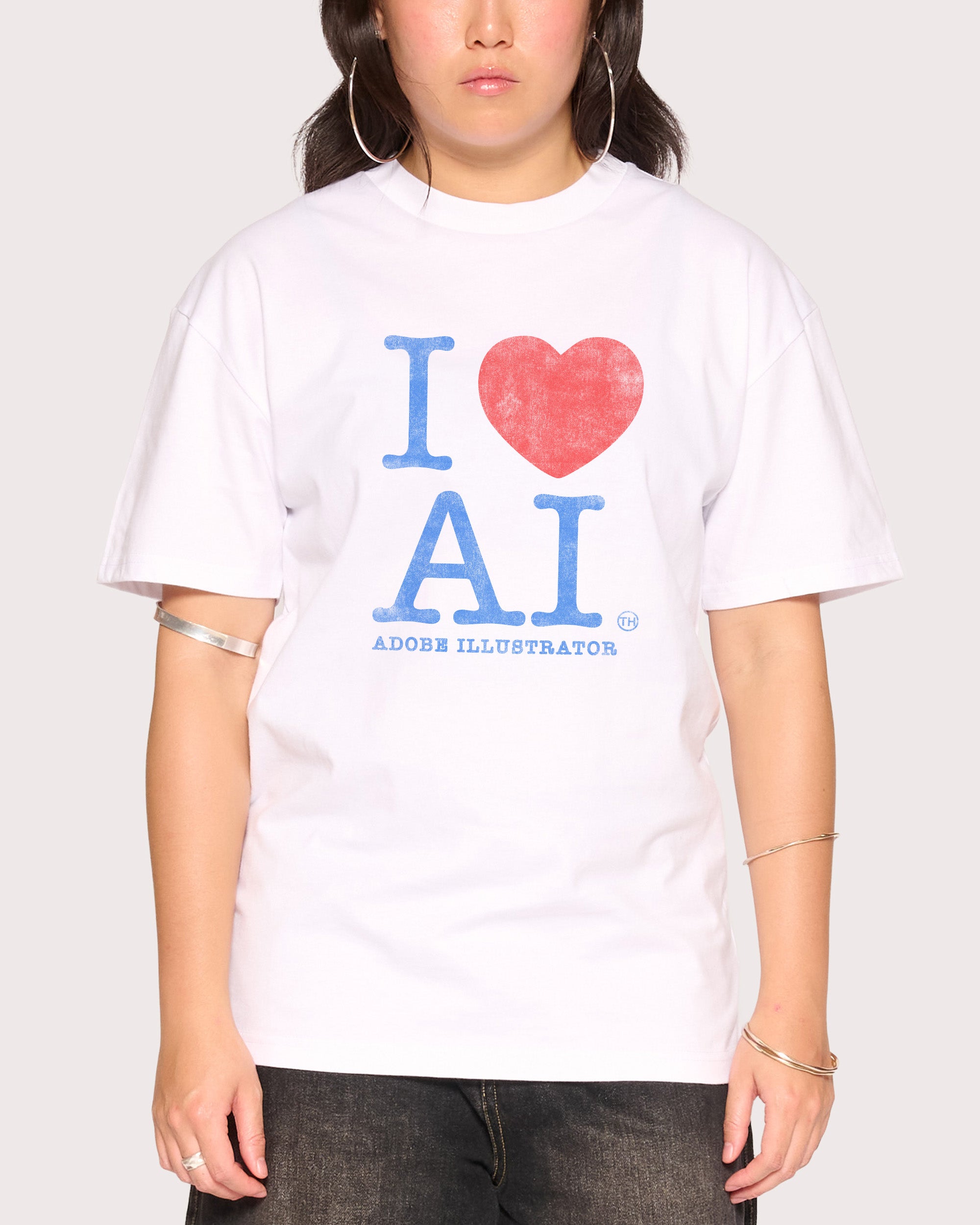 I Love AI White T-Shirt