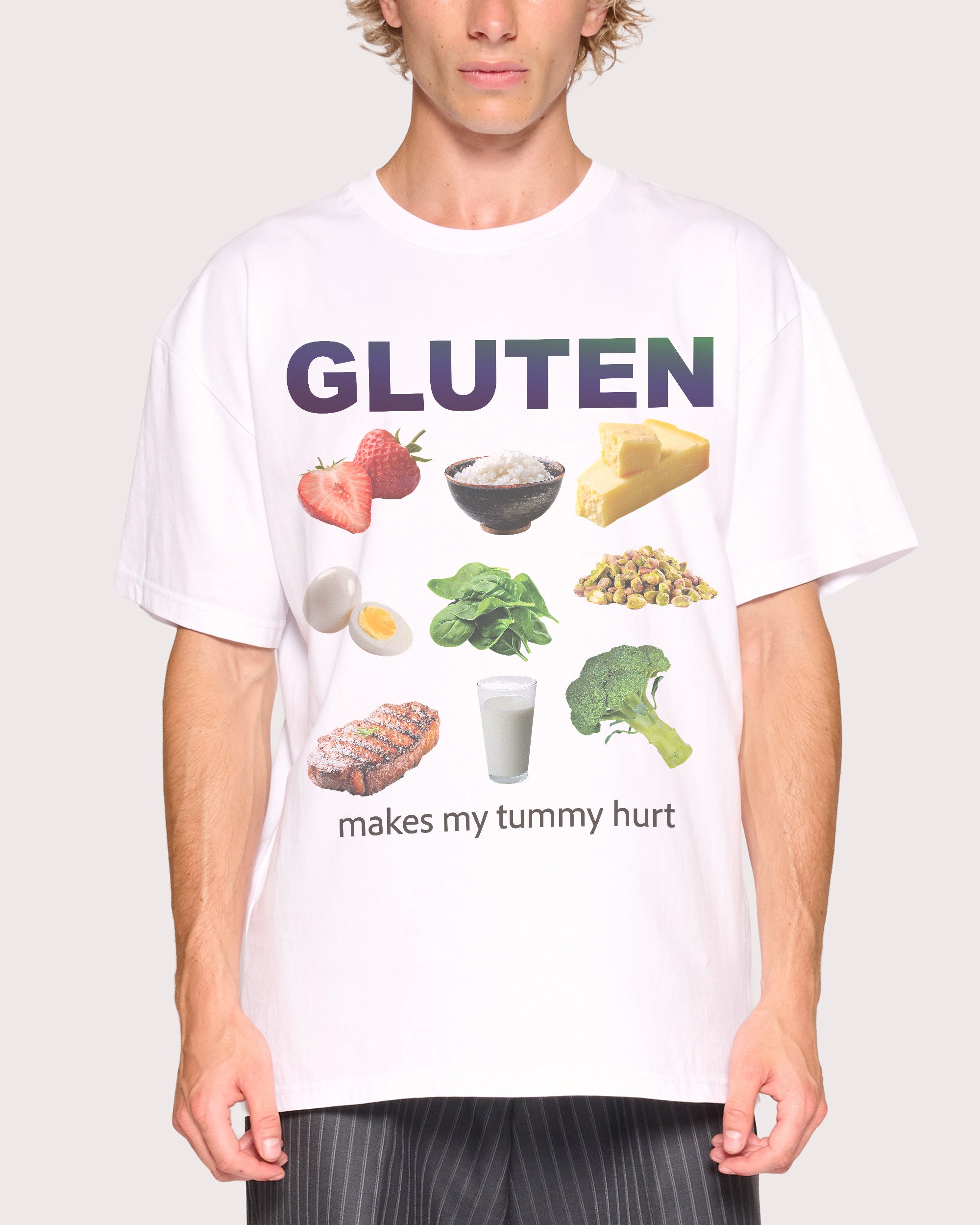 Gluten Starter Pack White T-Shirt
