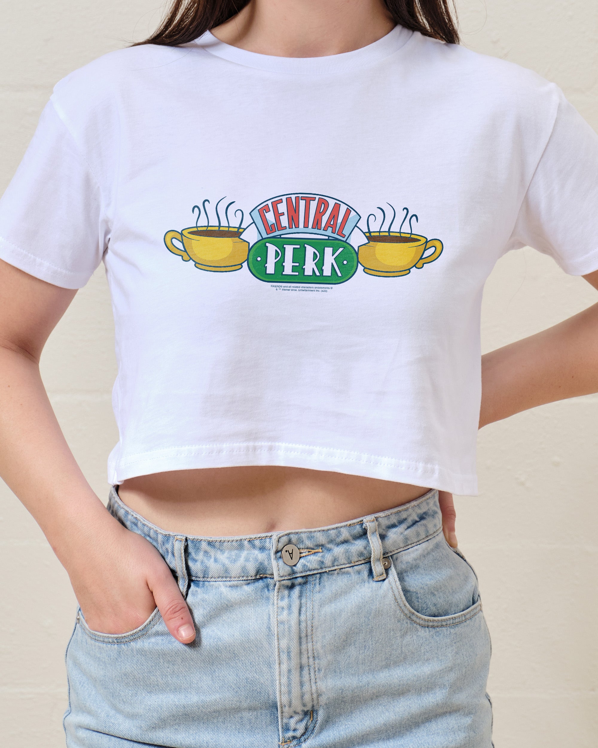 Central Perk Logo Crop Tee Threadheads Australia Online