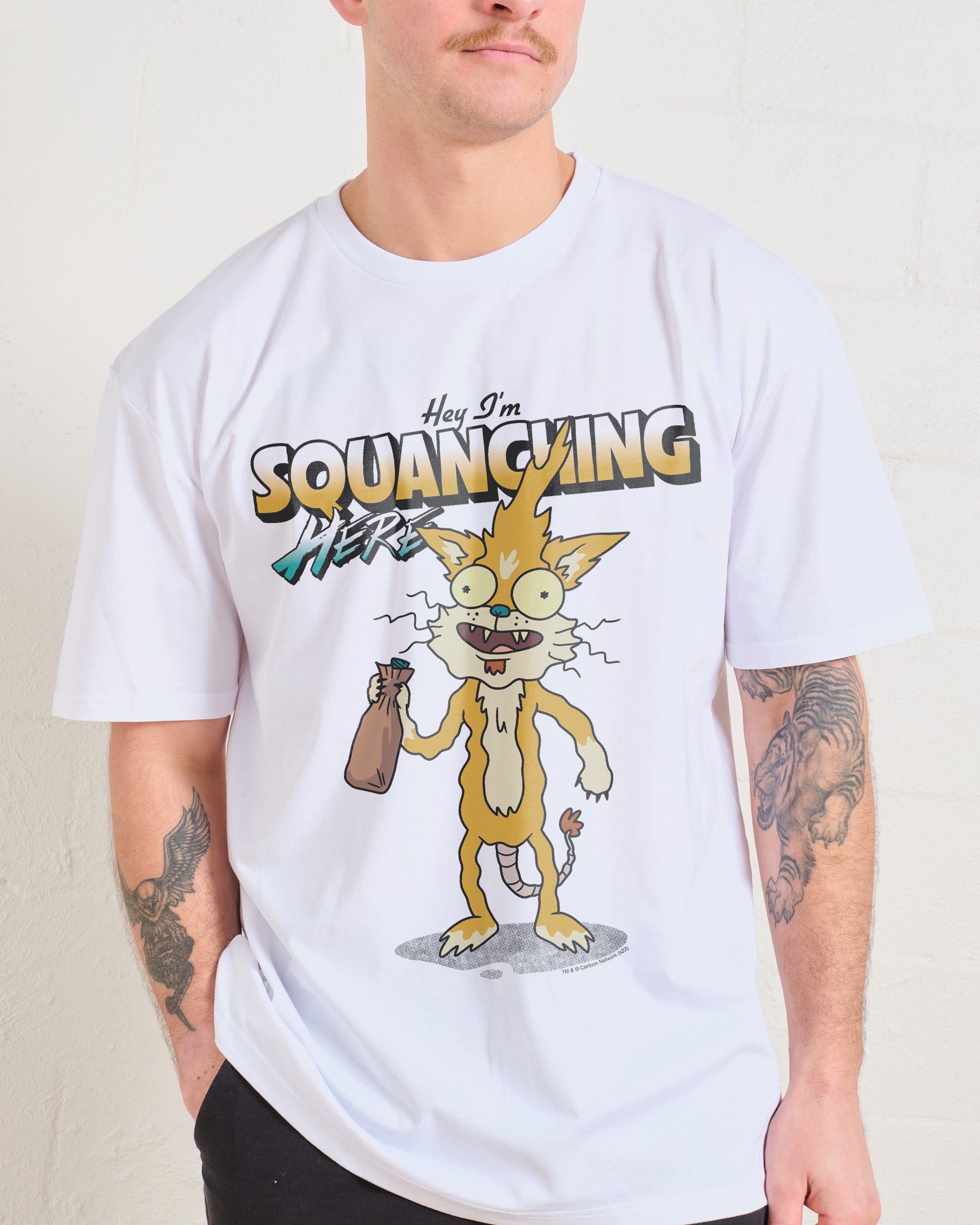 Hey I'm Squanching Here T-Shirt Australia Online