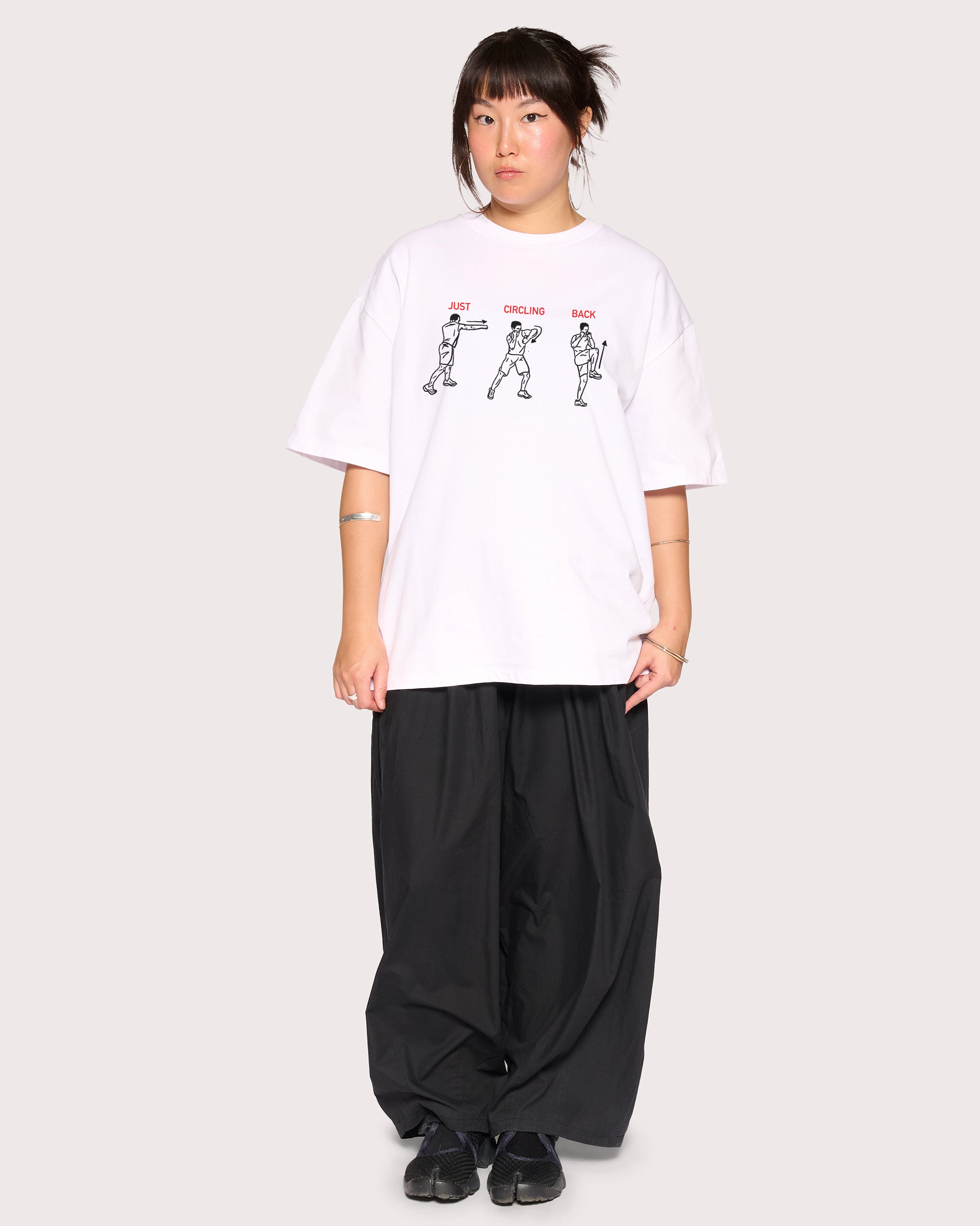 Just Circling Back Oversized Tee