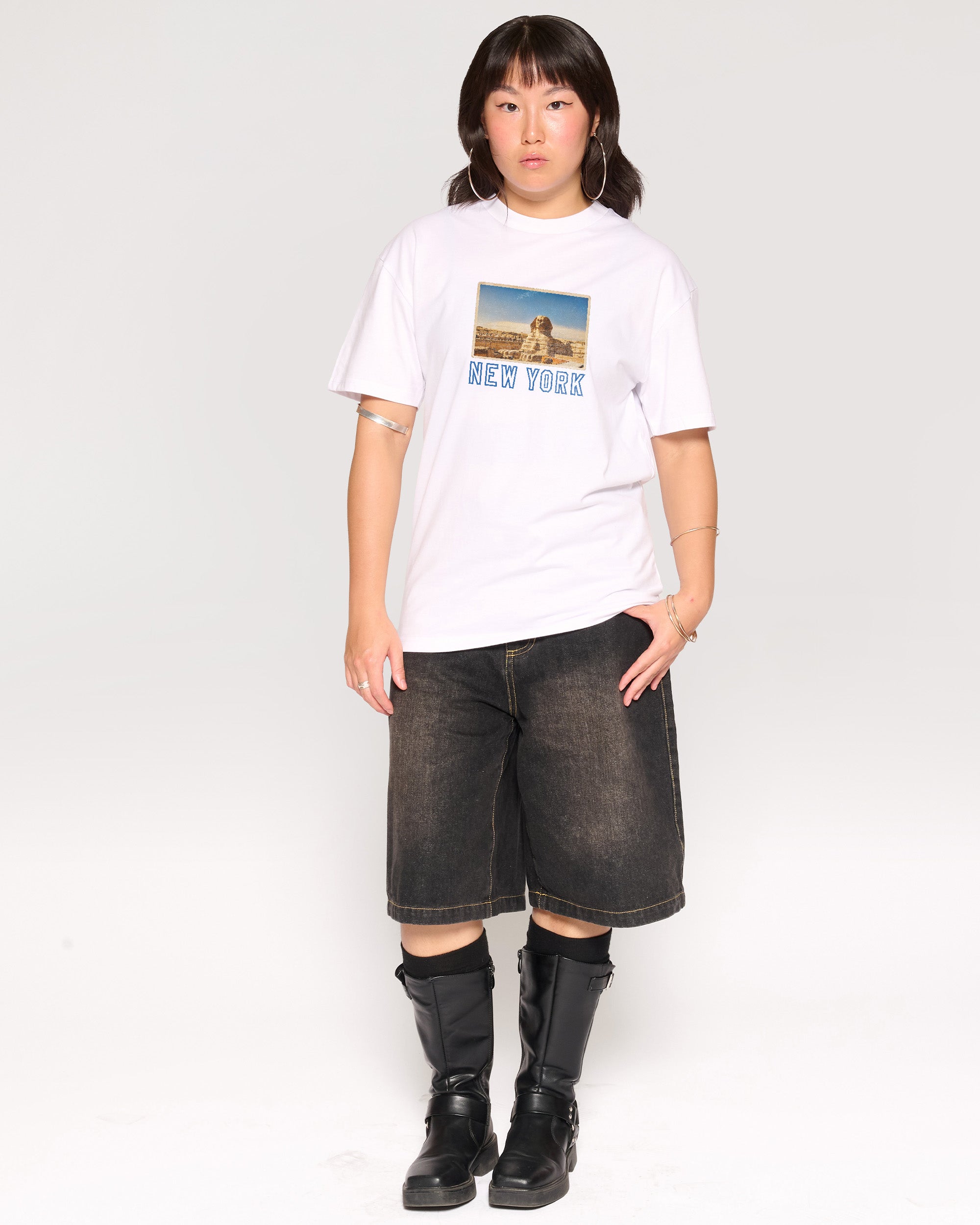 New York White T-Shirt