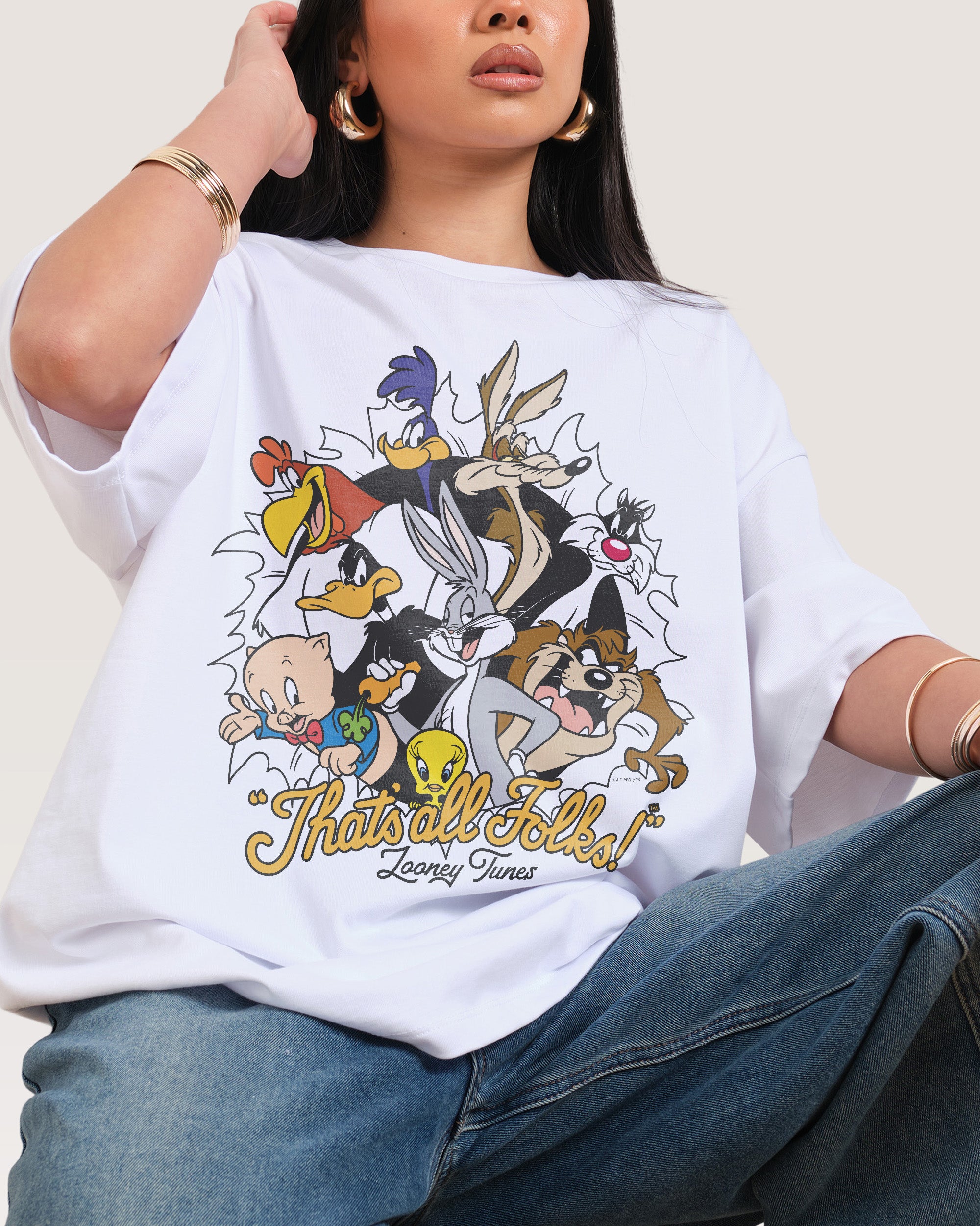 Looney Tunes The Folks Oversized Tee Australia
