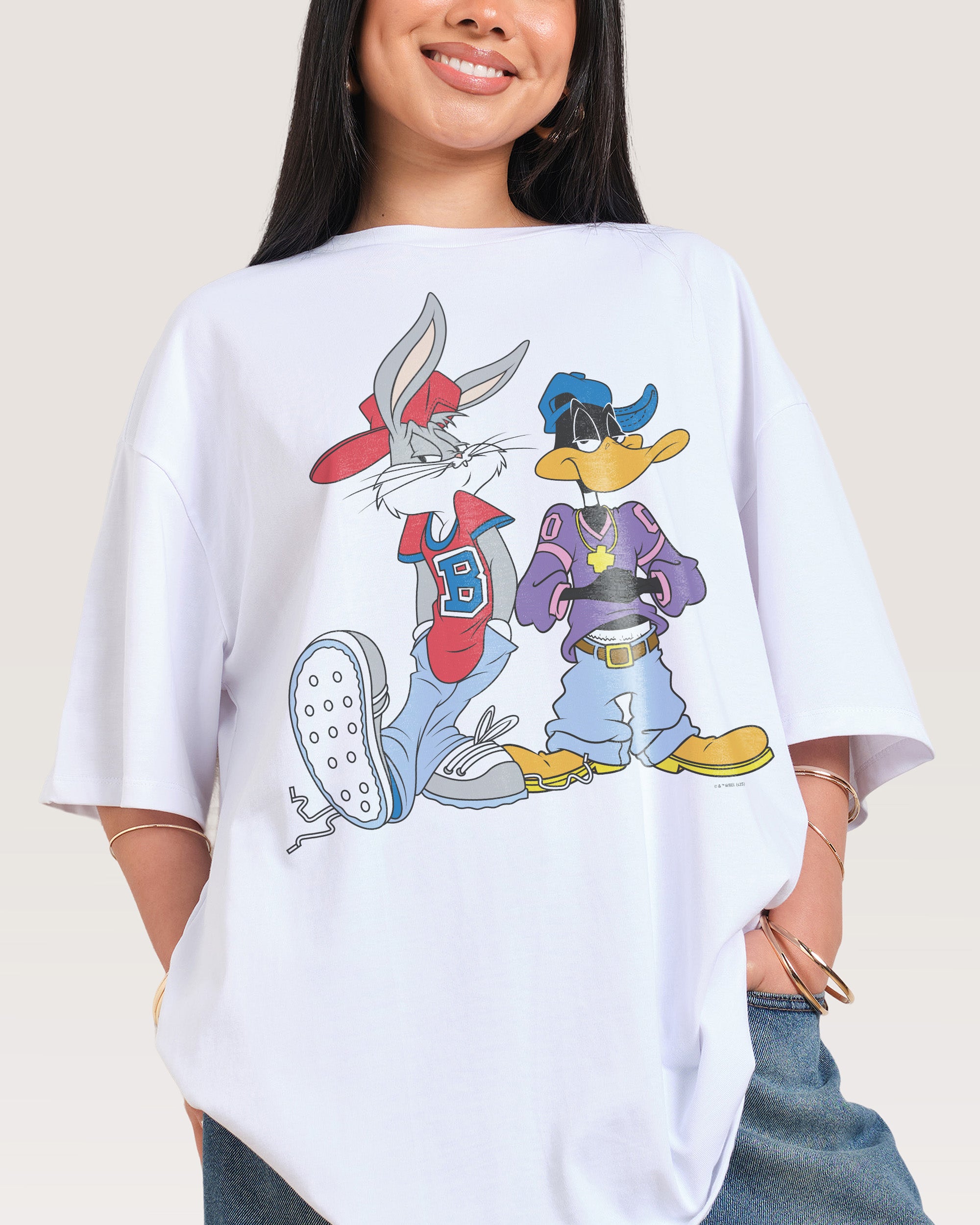 Bugs & Daffy West Coast Oversized Tee Australia