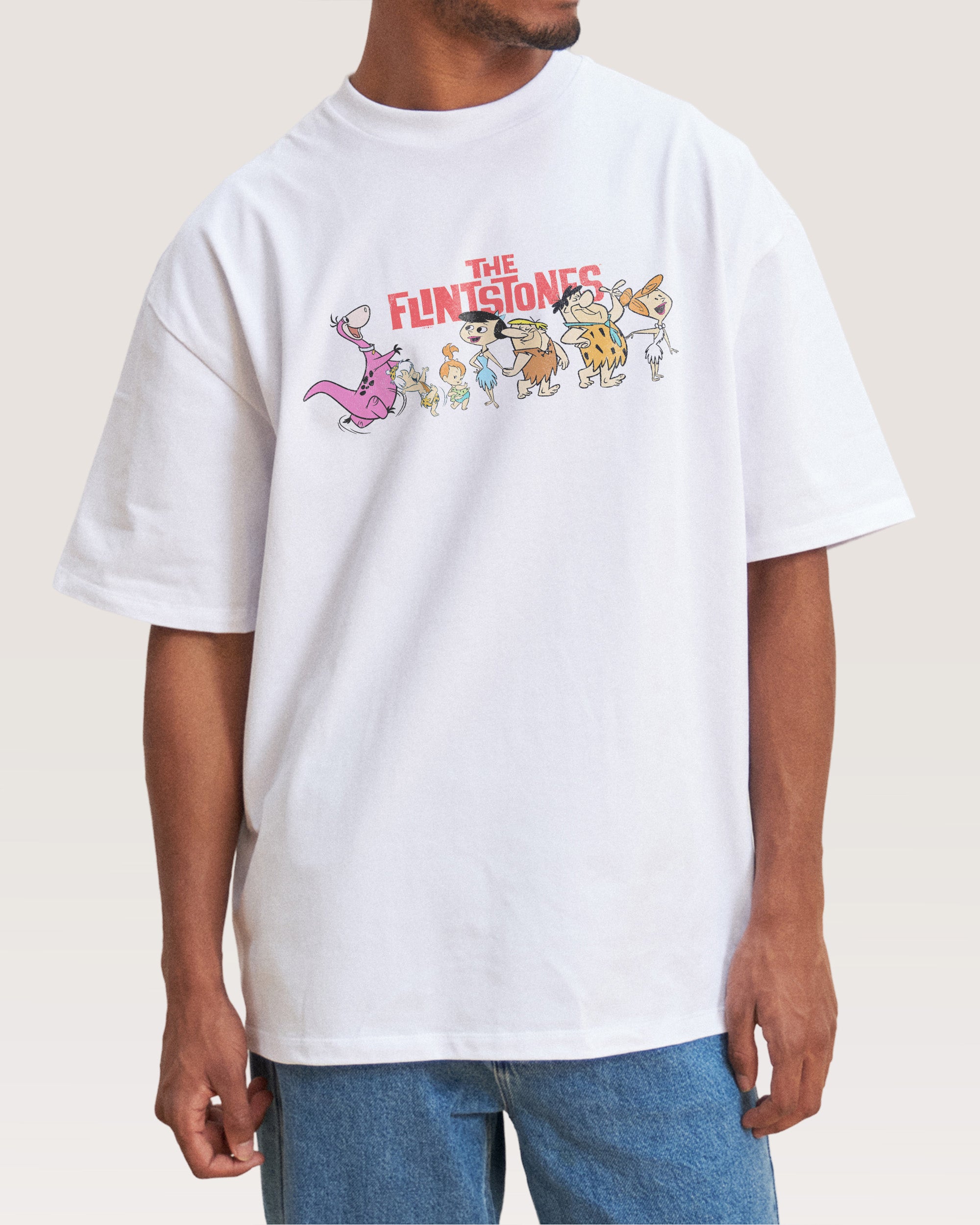 We're The Flintstones Oversized Tee Australia