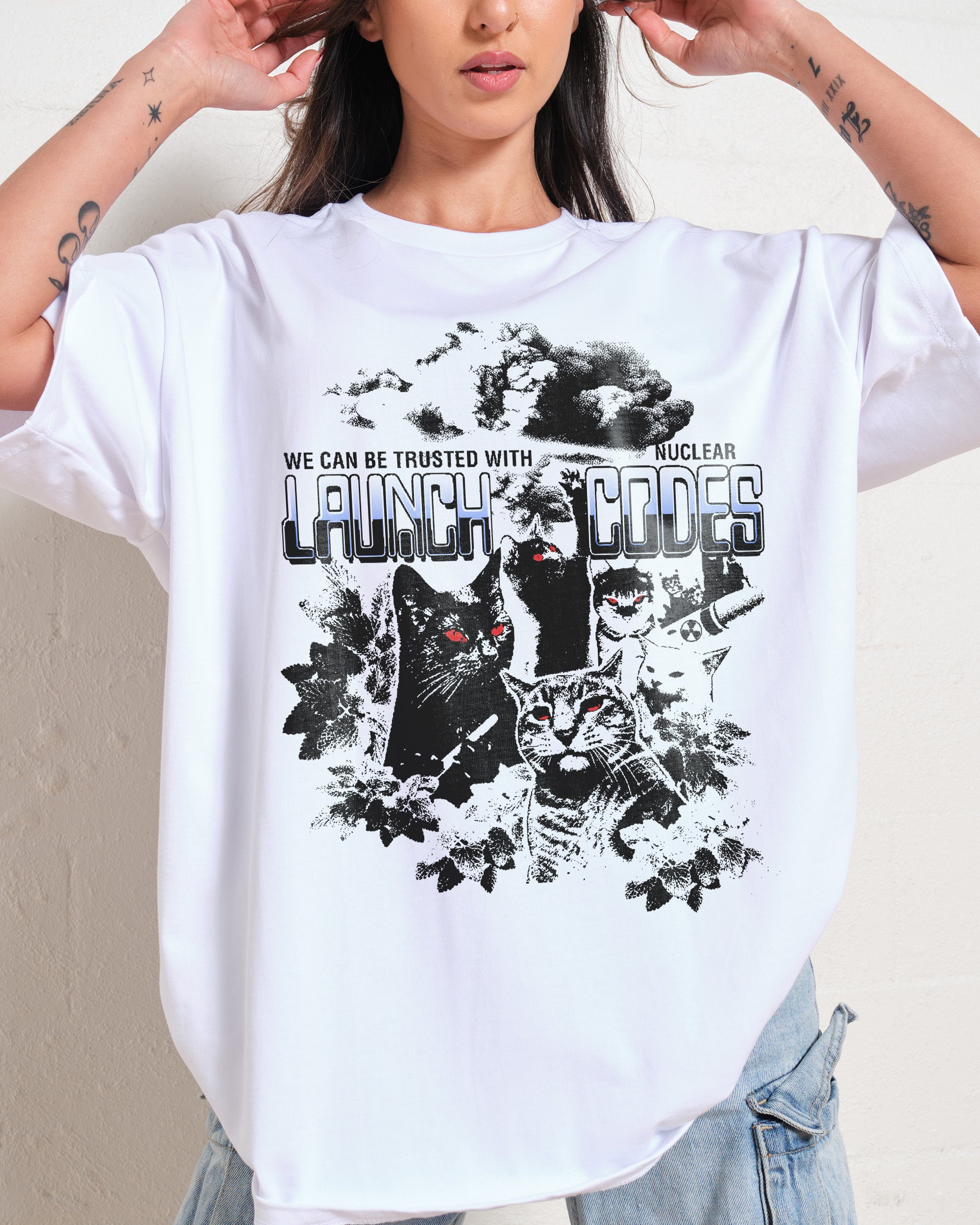 Nuke Cats Oversized Tee Online Australia