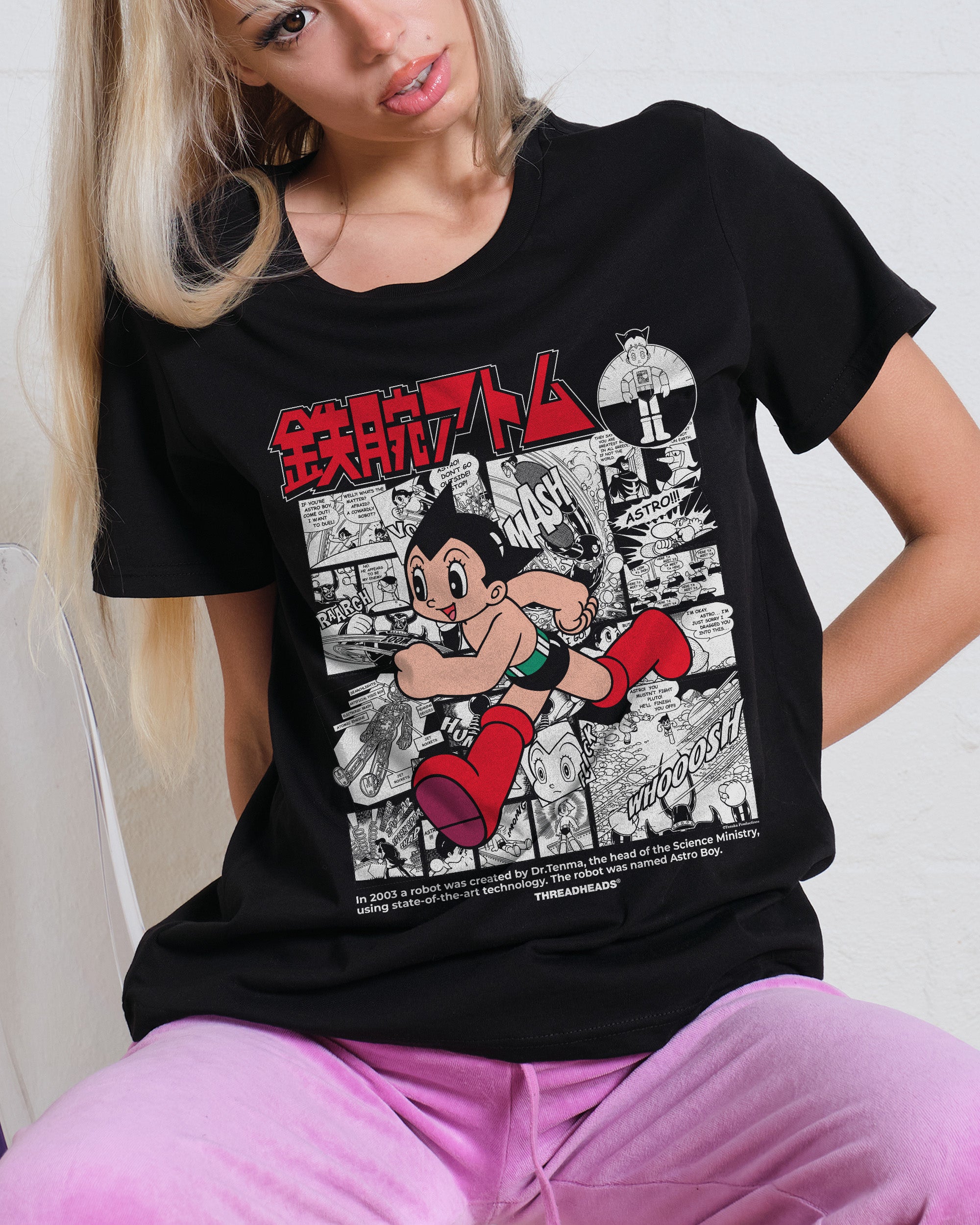 Manga Story Astro Boy Women's Tee Online Australia