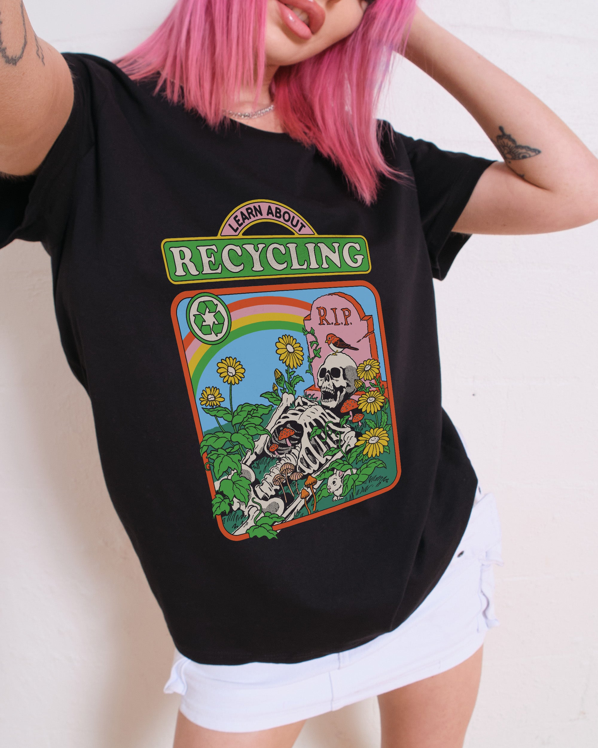 Learn About Recycling Women's Tee Online Australia