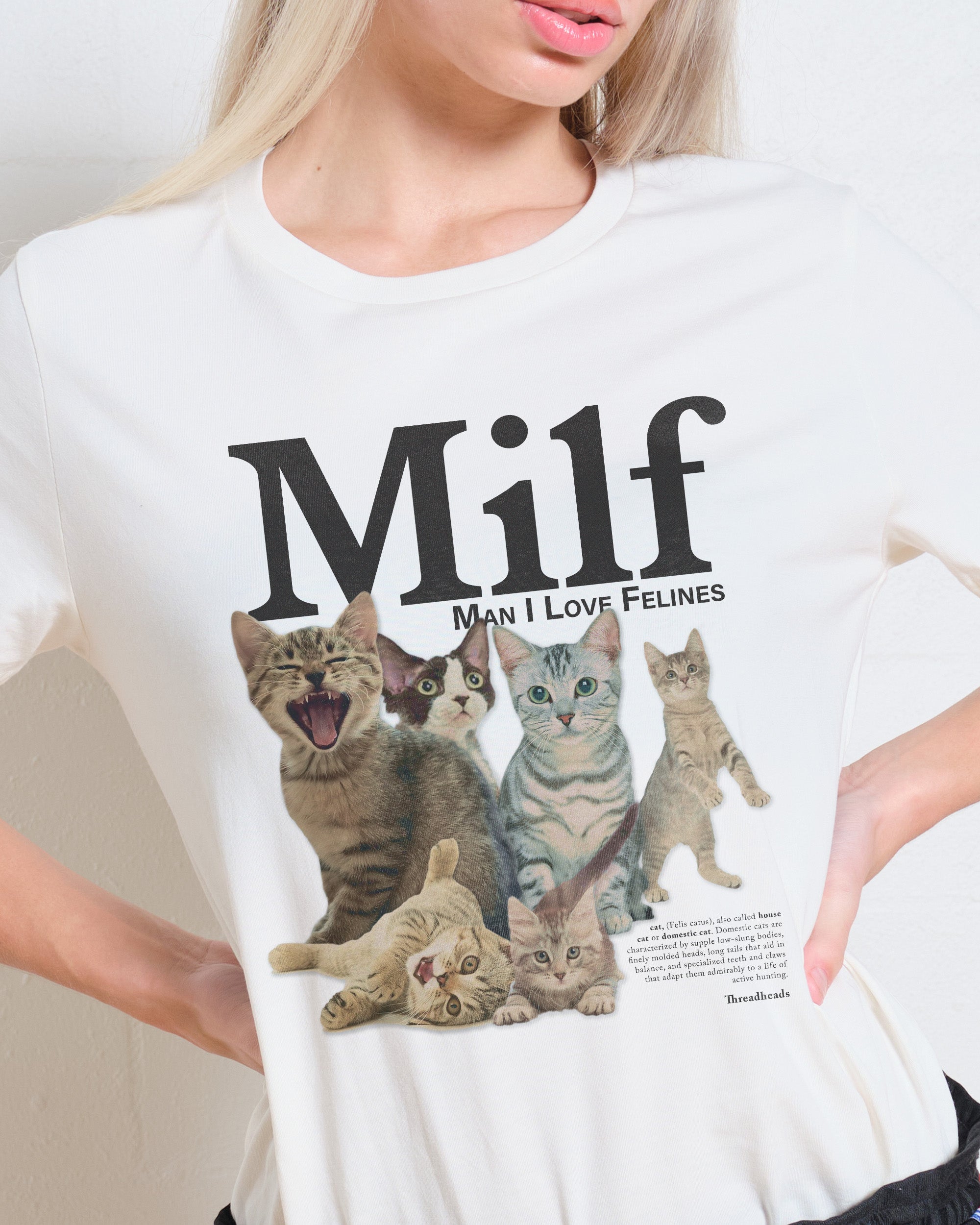 Man I Love Felines Women's Tee Online Australia