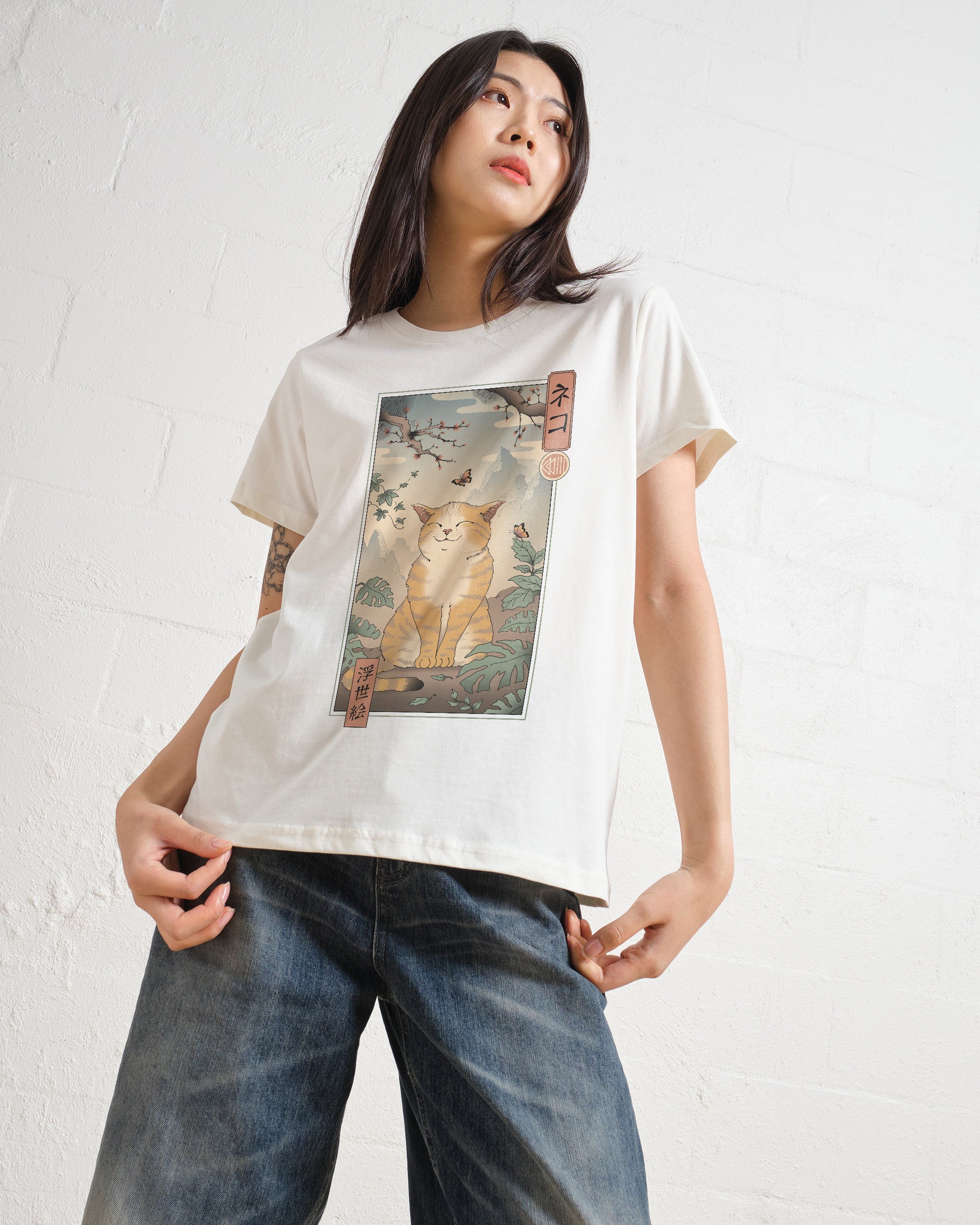 Edo Cat Women's Tee Online Australia
