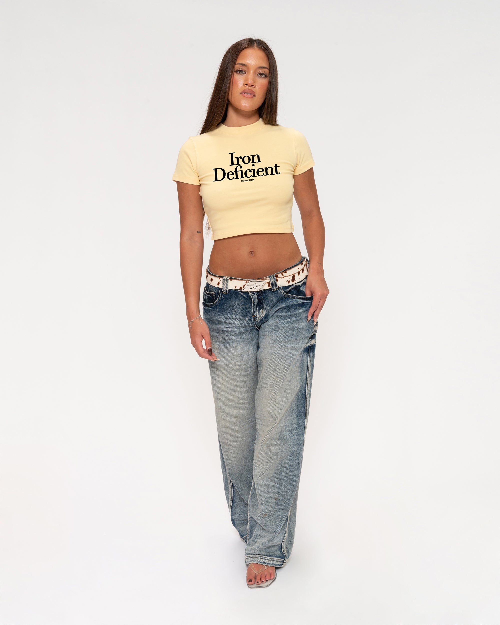 Iron Deficient Yellow Baby Tee