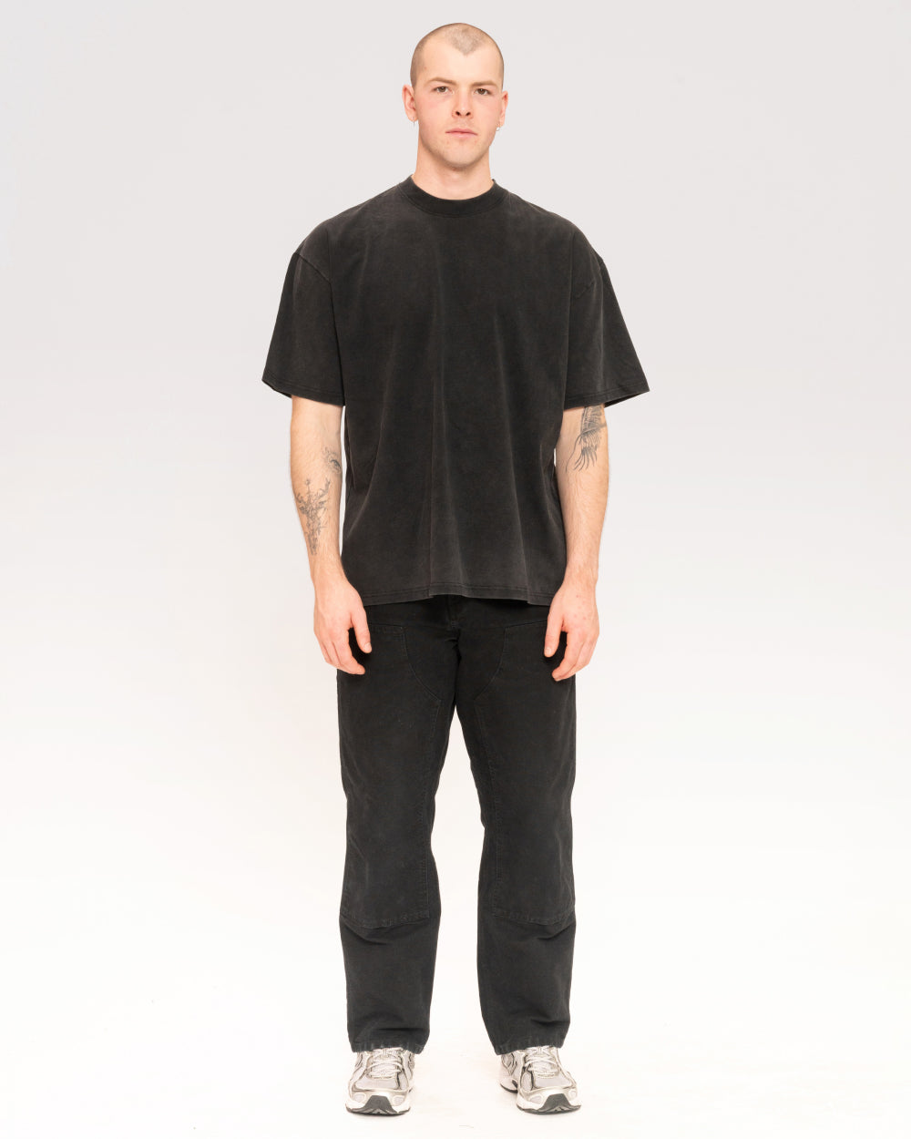 Wash Tee 4 Pack: Black Stone, Grey Stone