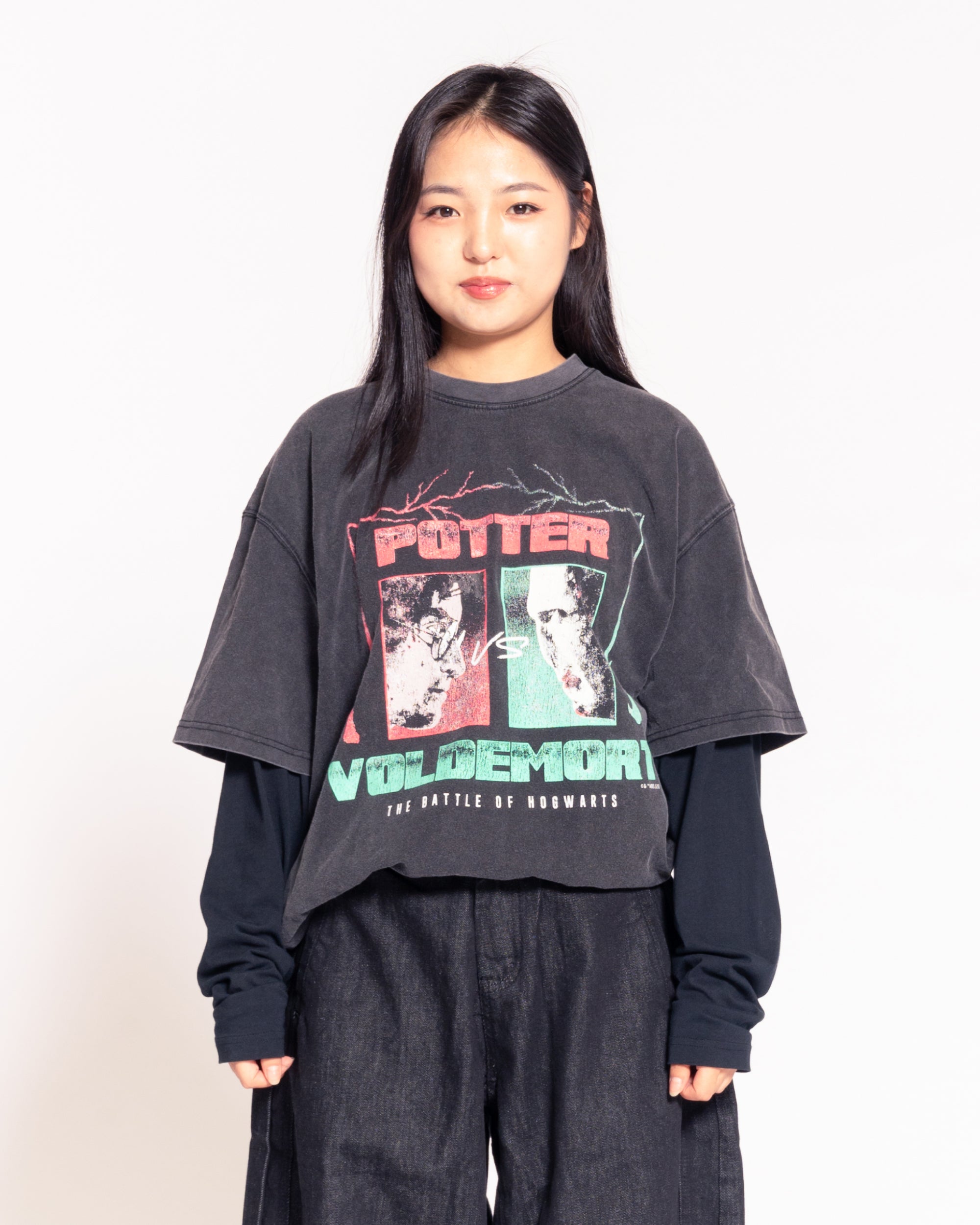 Potter vs. Voldemort Showdown Oversized Tee