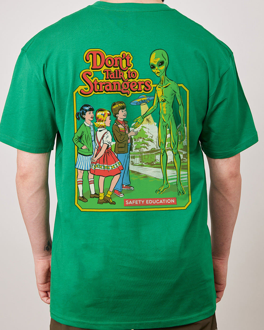 Don't Talk to Strangers Front and Back T-Shirt Australia Online