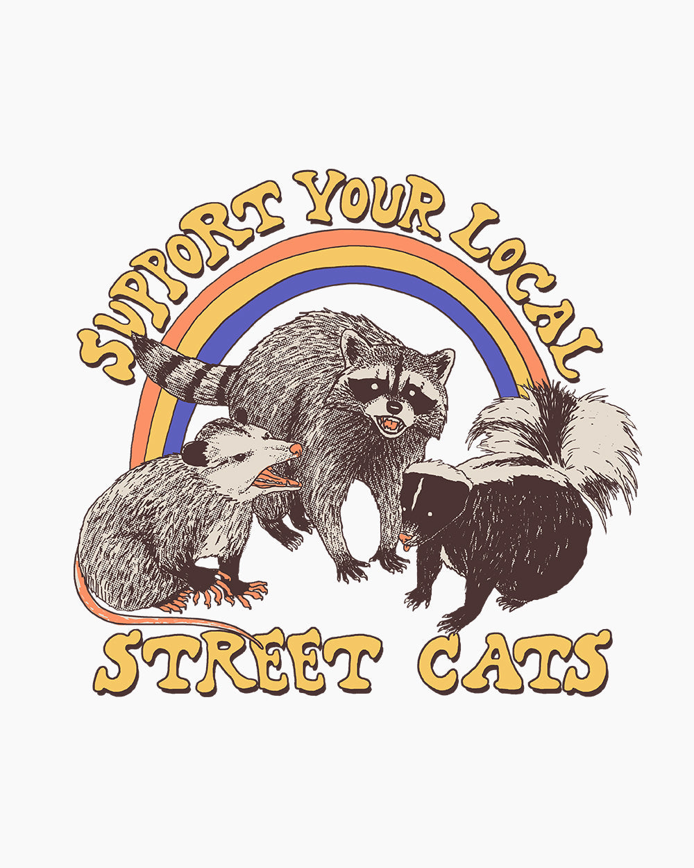 Street Cats Crop Tee Australia Online #colour_white