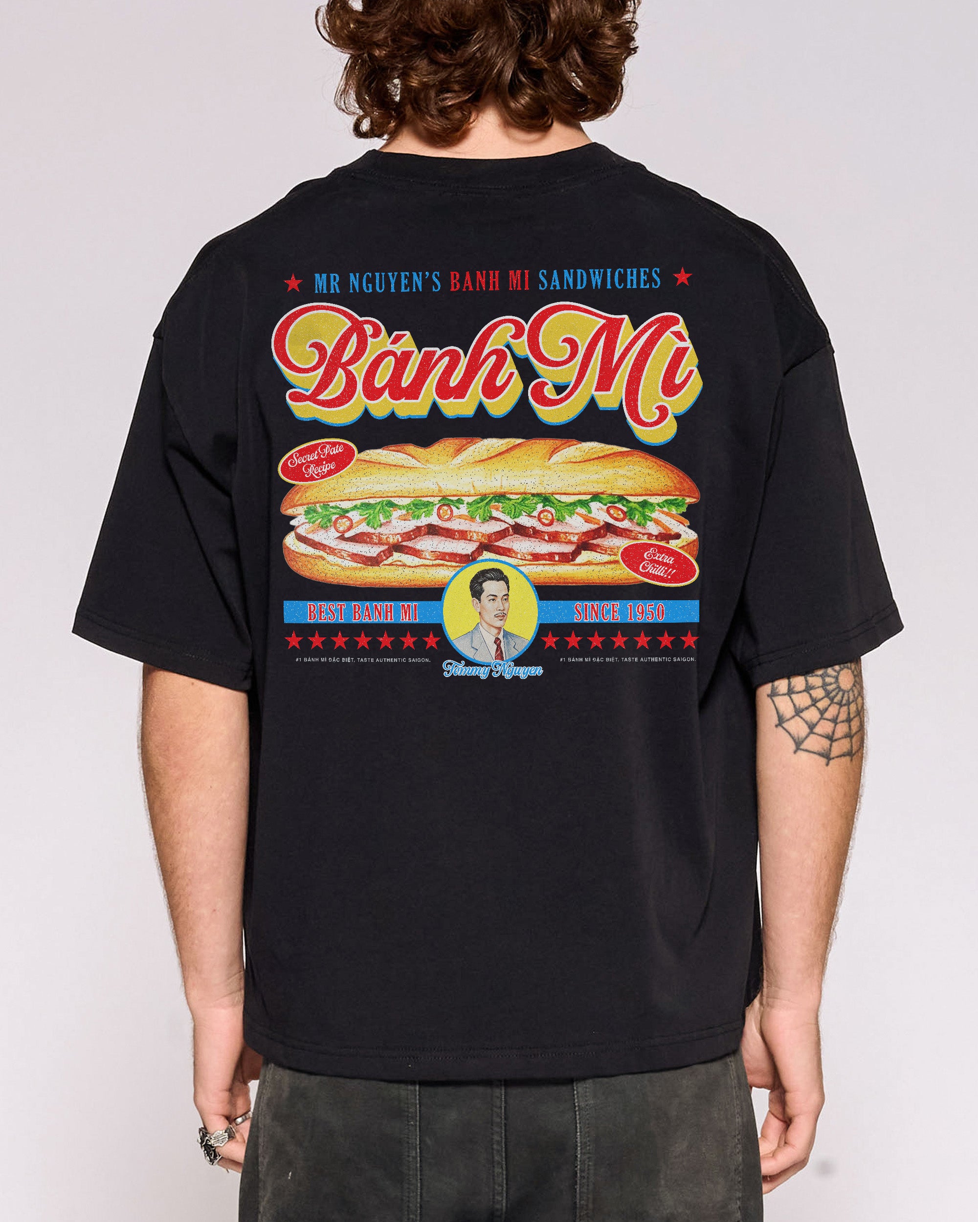 Mr Nguyen's Banh Mi's Oversized Crop Tee