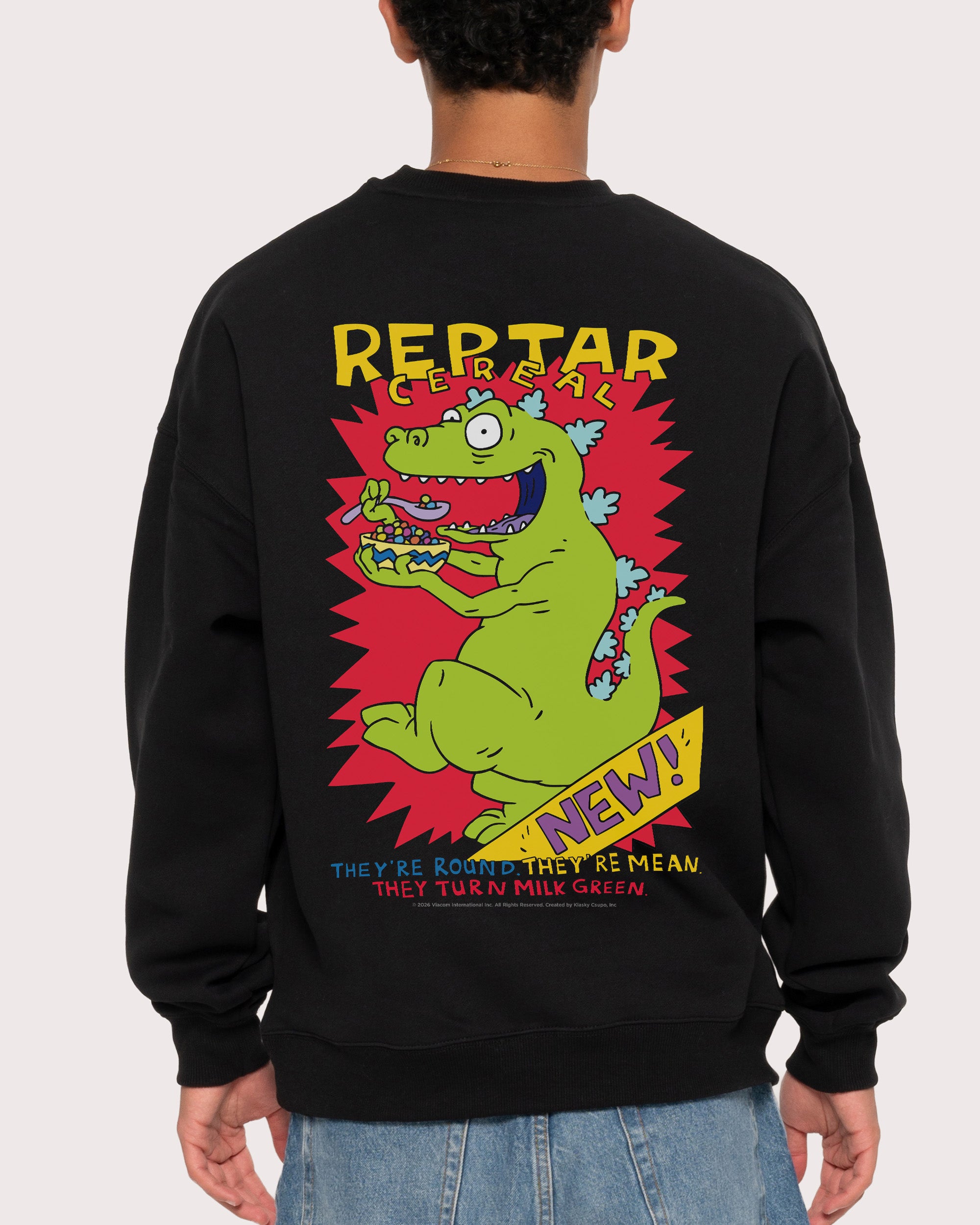 Reptar Cereal Black Sweatshirt