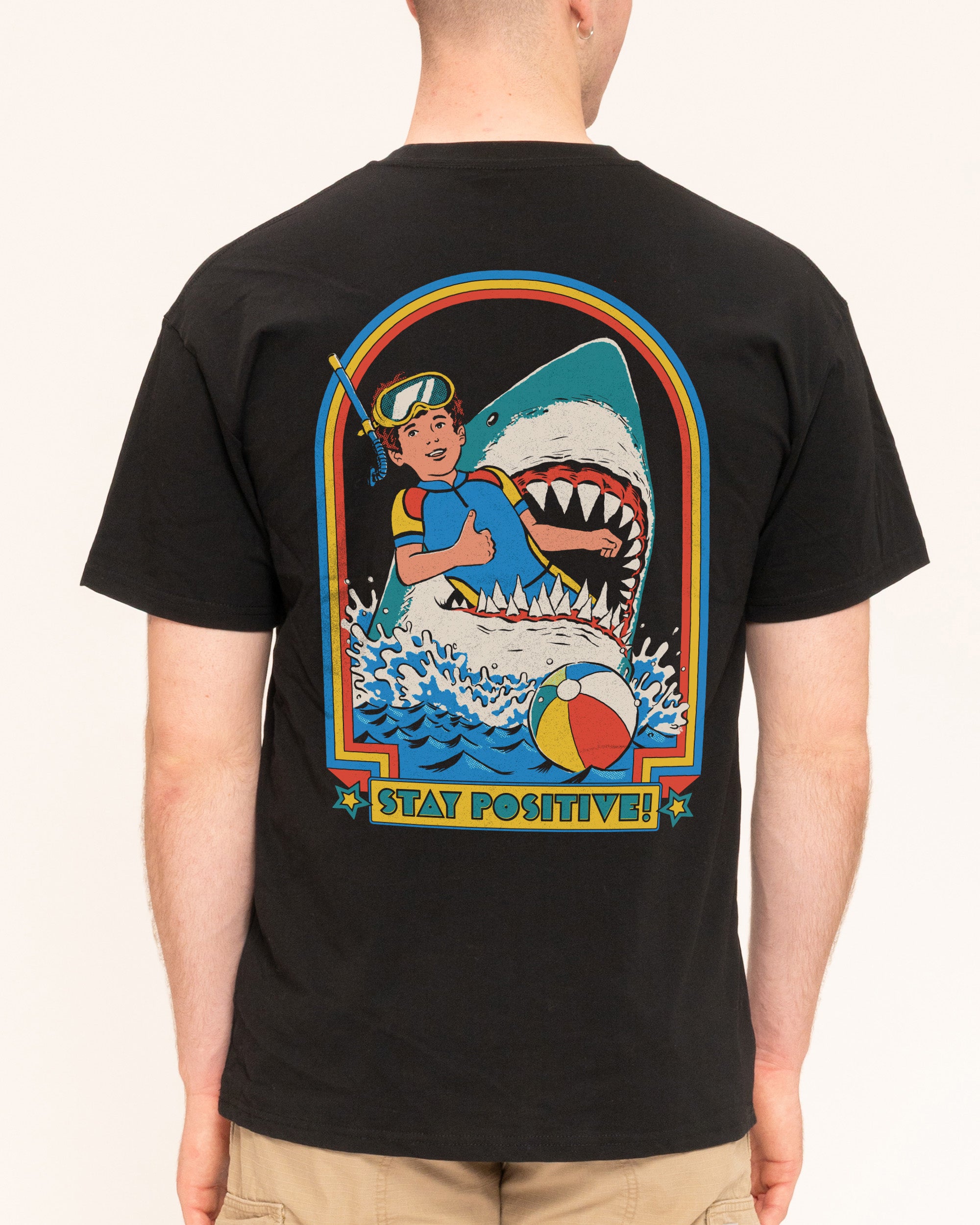 Stay Positive Front and Back T-Shirt – view 3