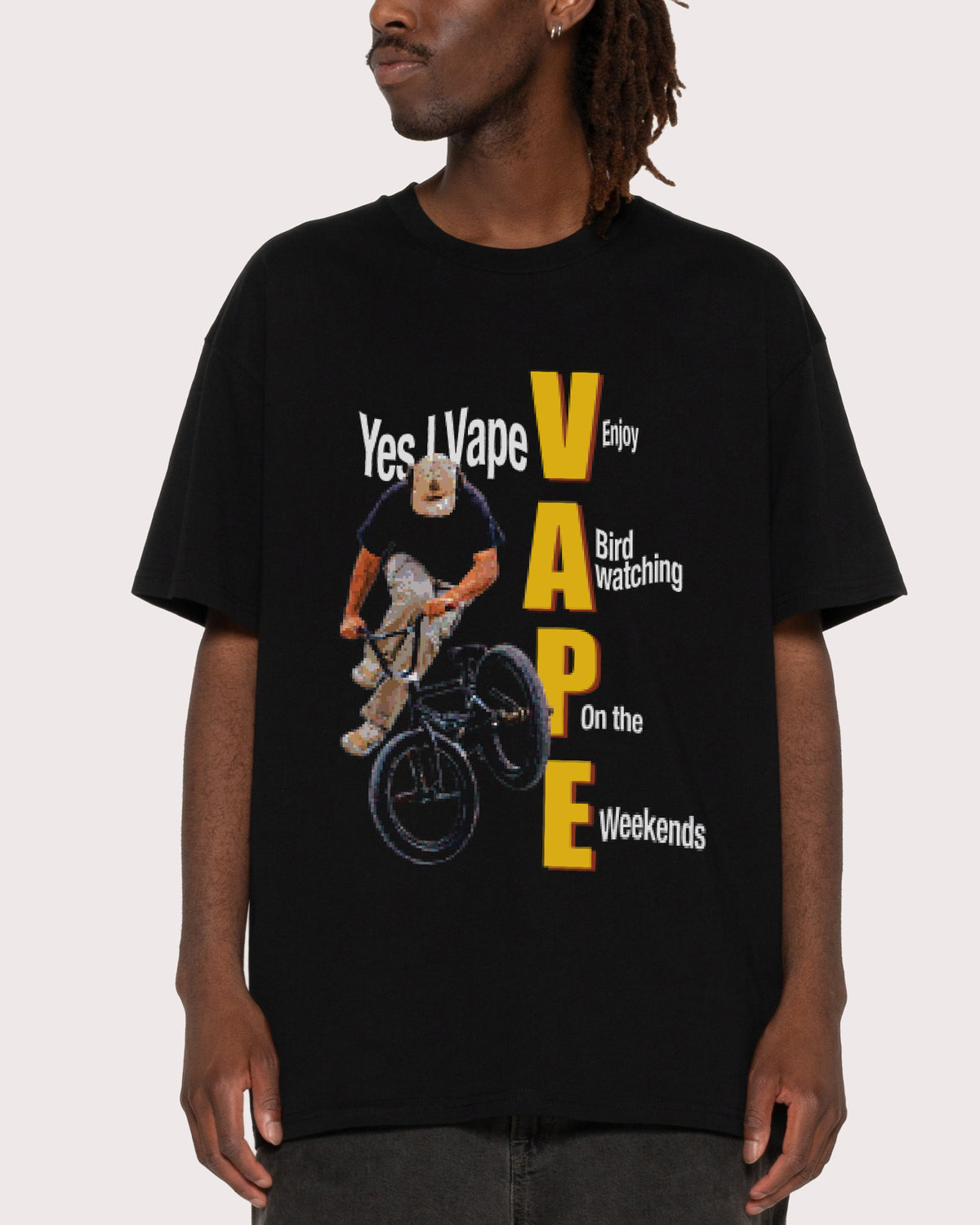 Yes I Vape Black T-Shirt