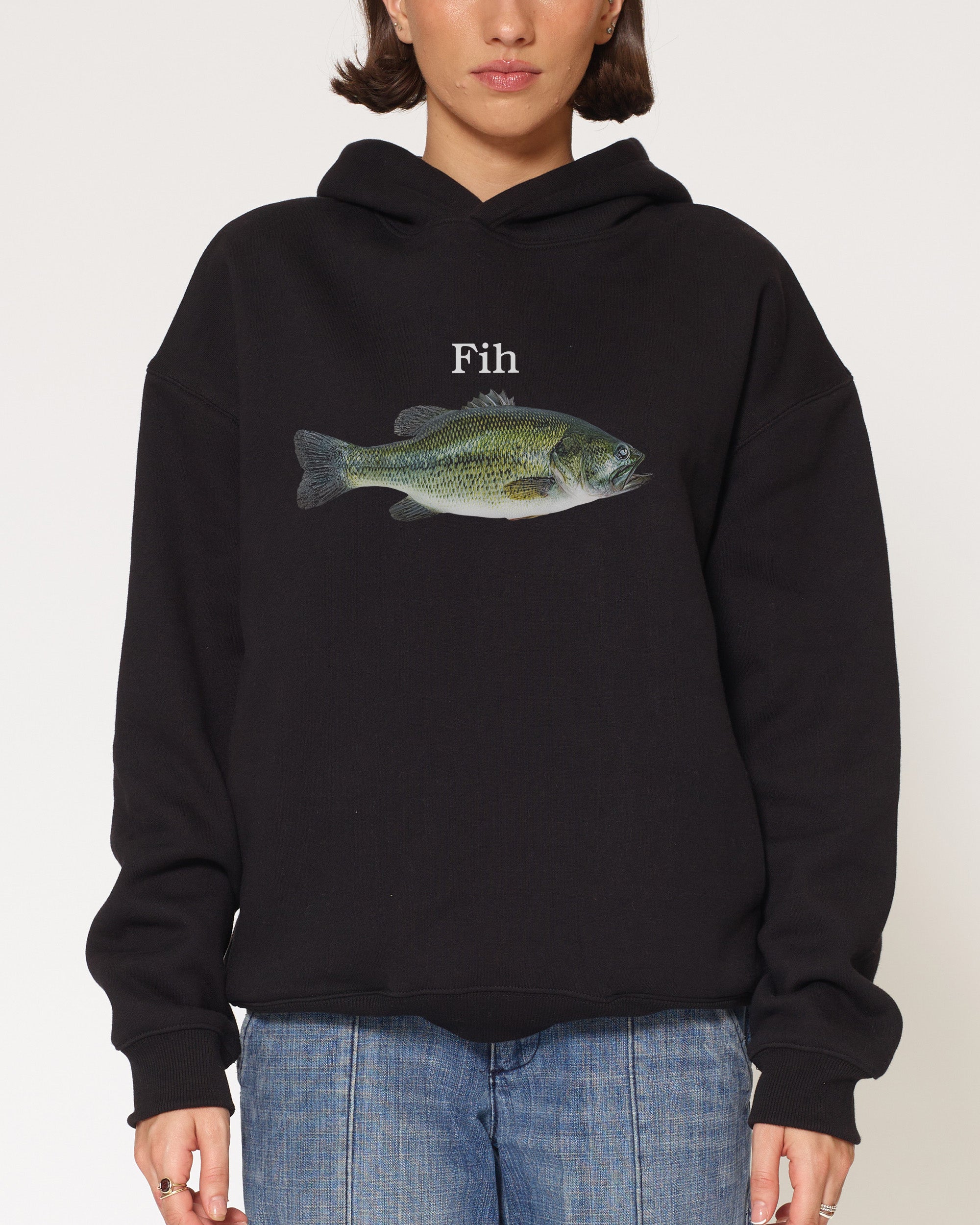 Fih Black Hoodie