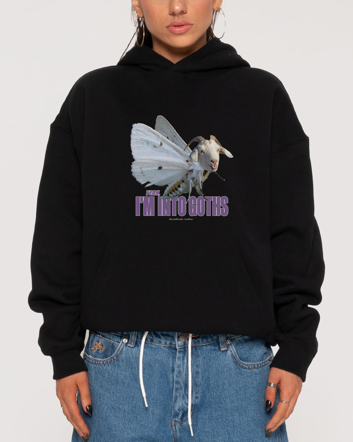 I’m Into Goths Black Hoodie