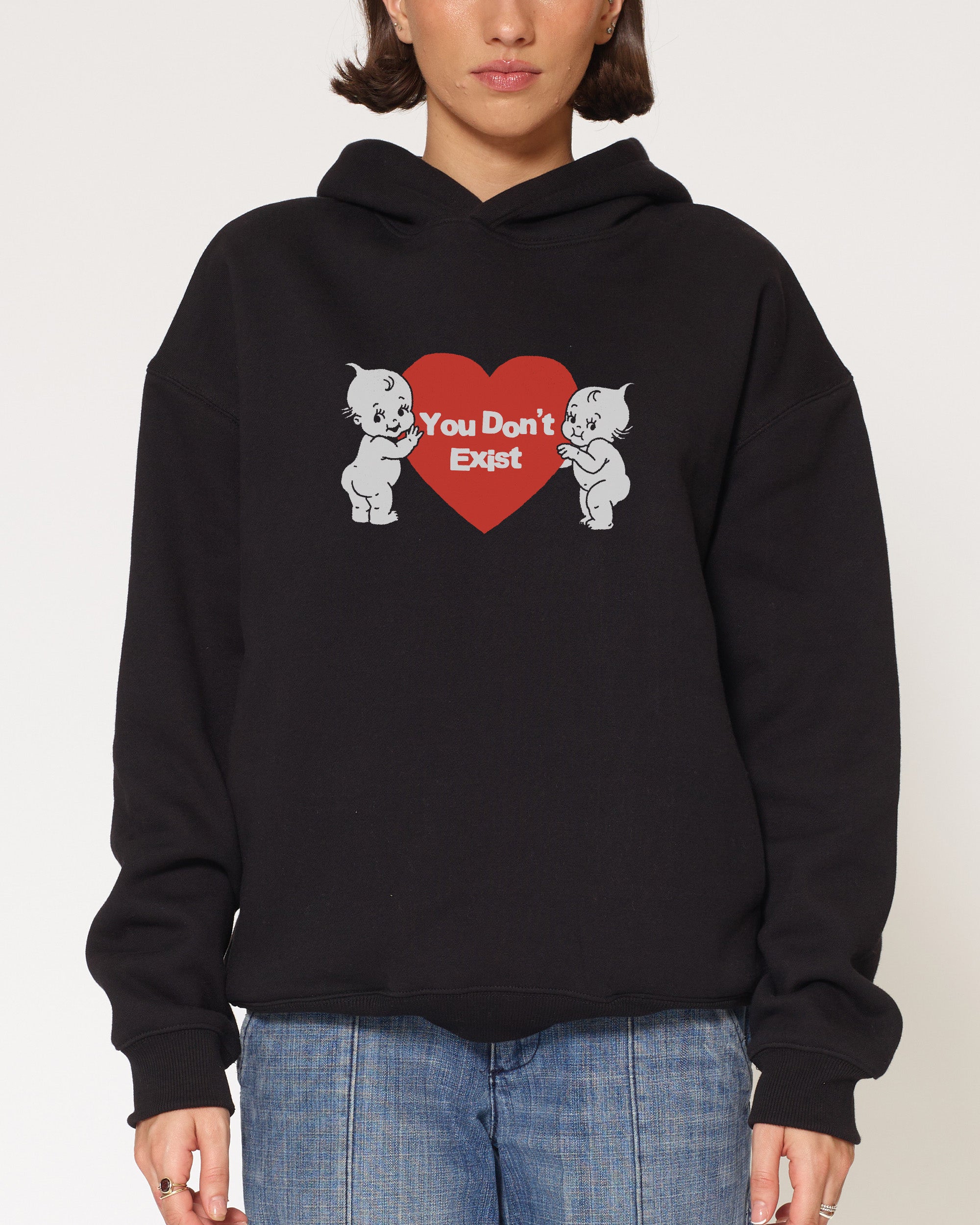 You Don’t Exist Black Hoodie