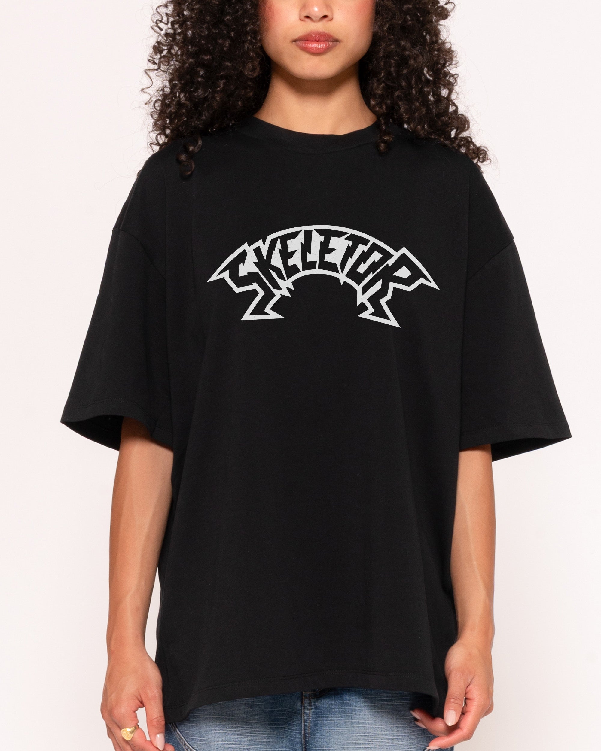 Skeletor Threadheads Black Oversized Tee
