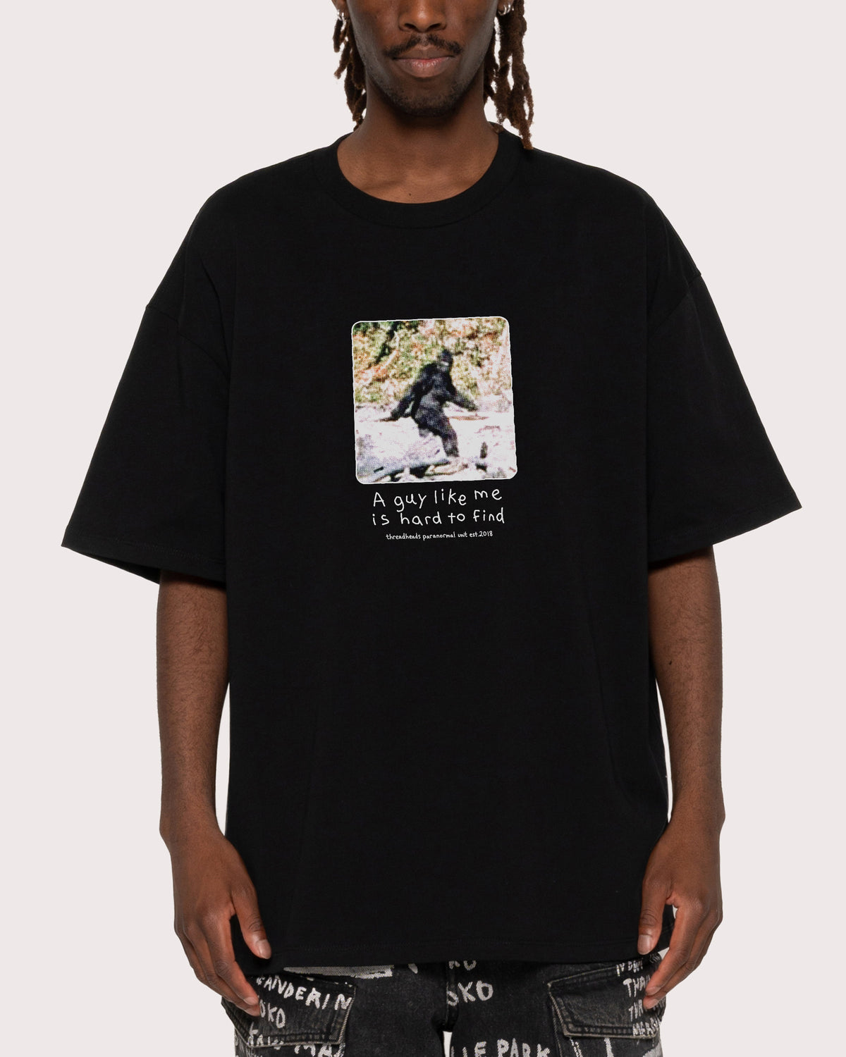 A Guy Like Me is Hard to Find Black Oversized Tee