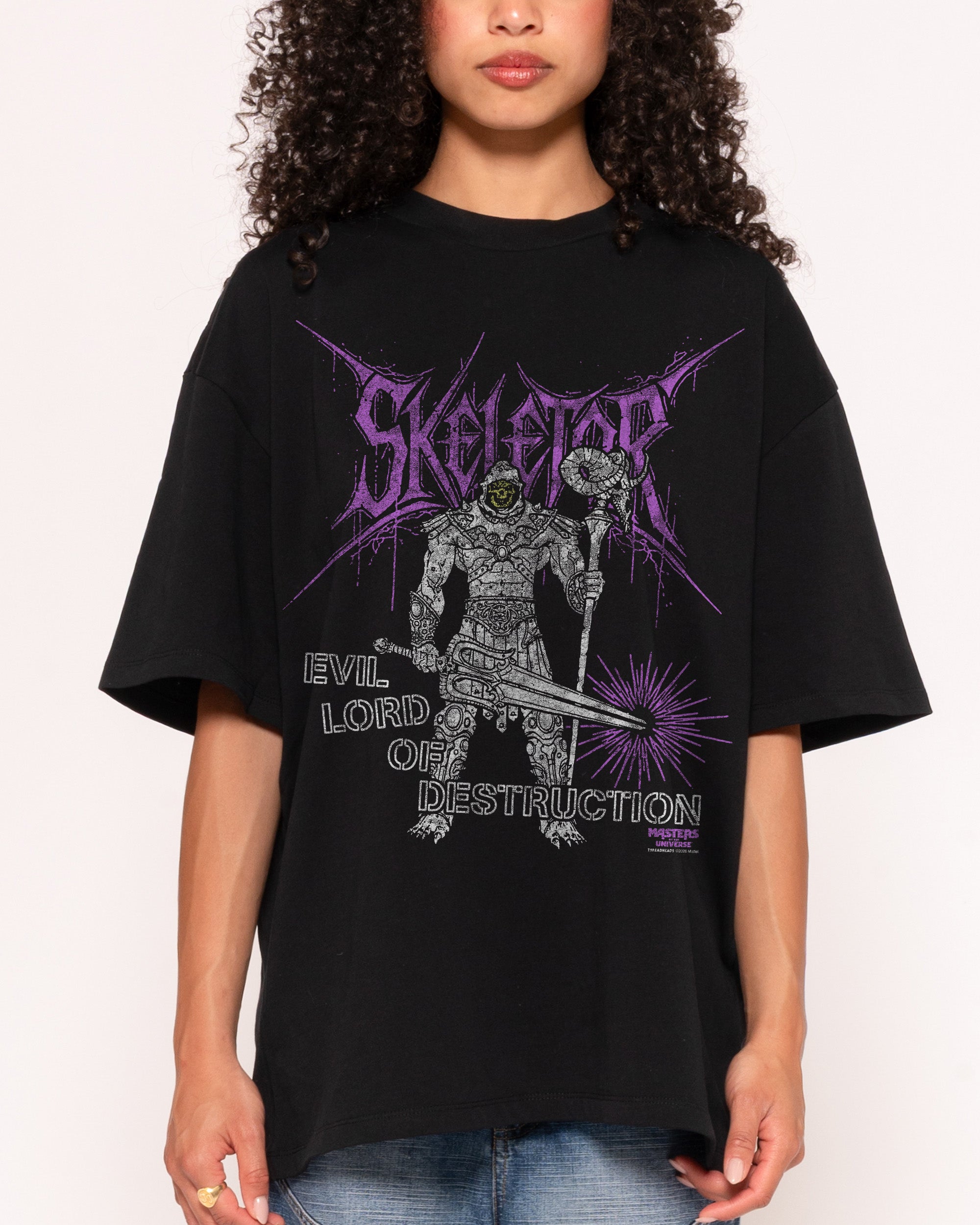 Lord of Destruction Black Oversized Tee