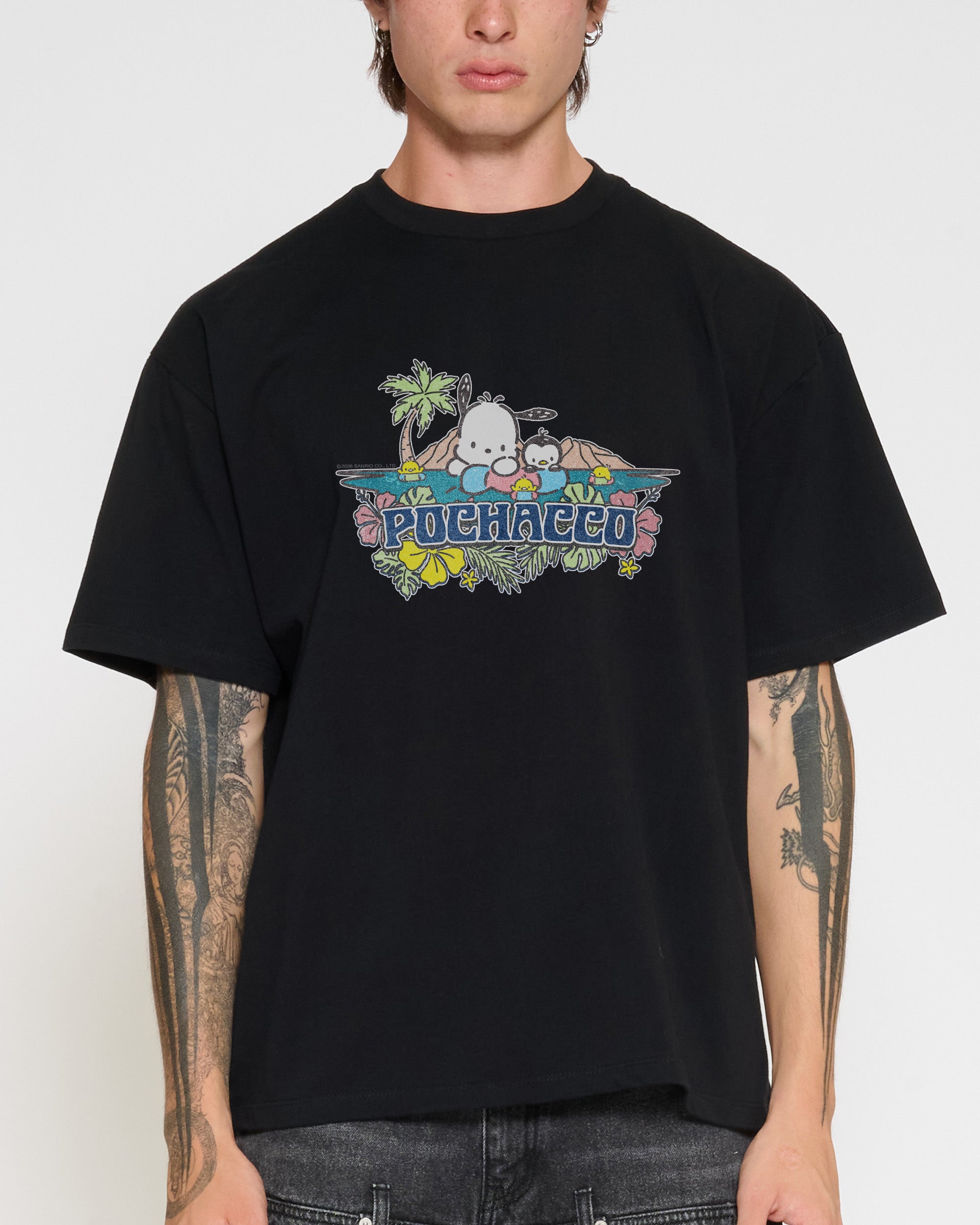 Pochacco Summer Friends Oversized Tee – view 9