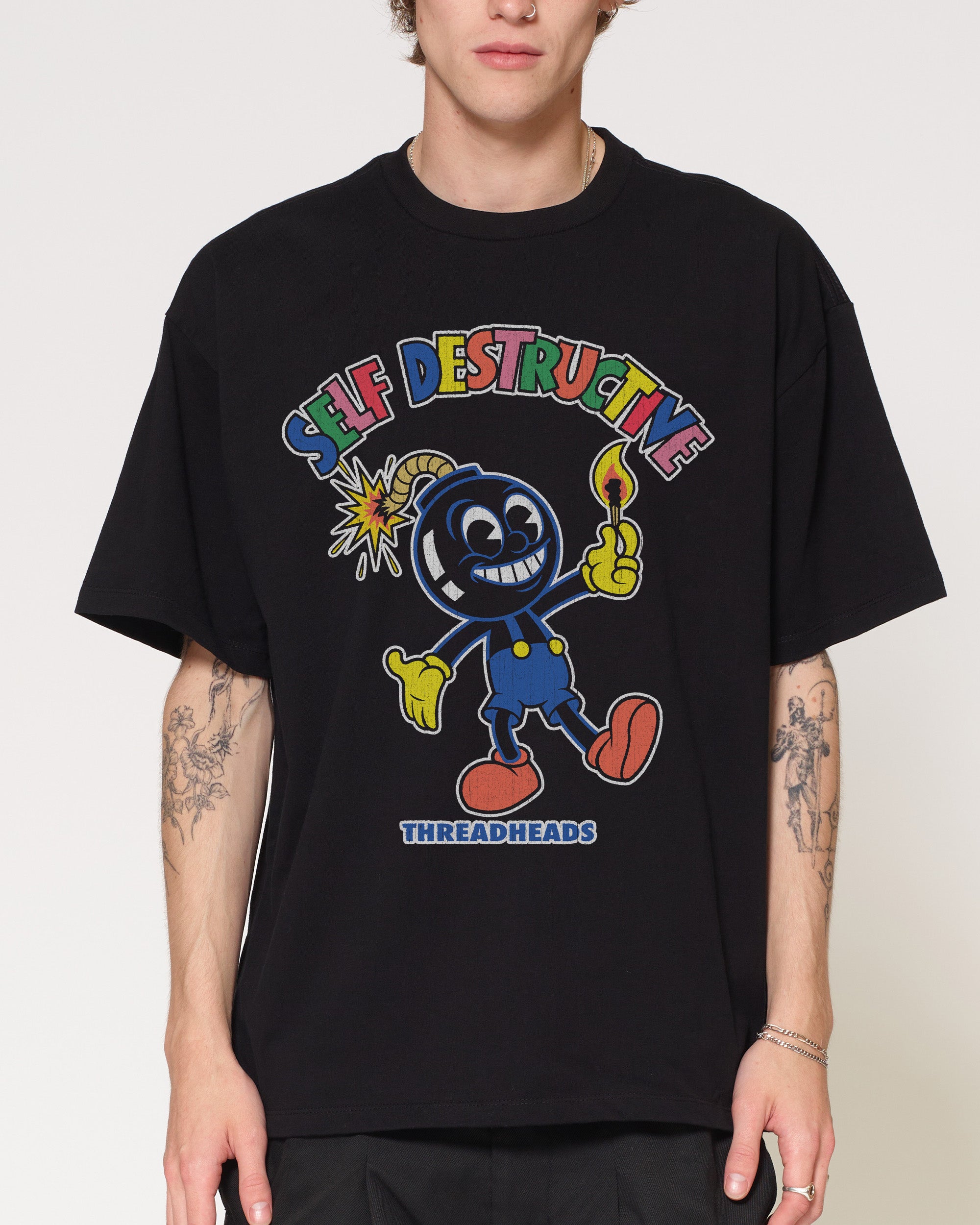 Self Destructive Oversized Tee