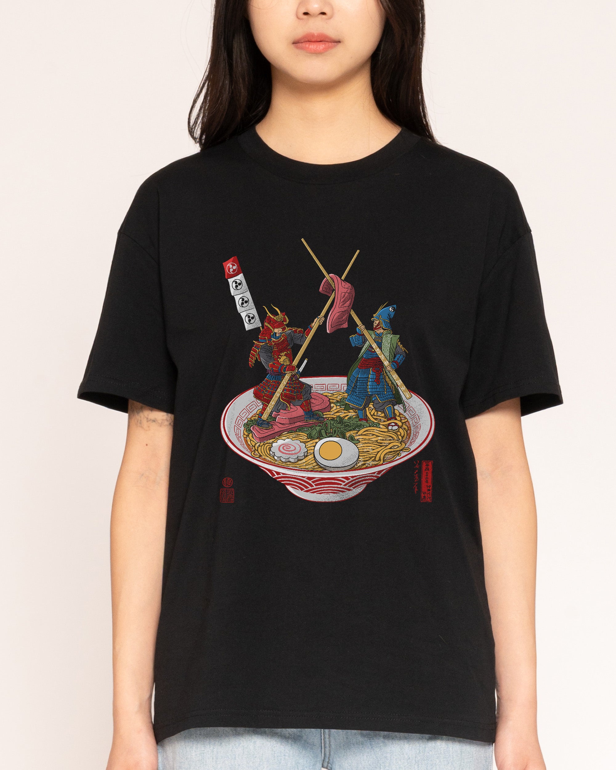 Samurai Duel over Ramen T-Shirt
