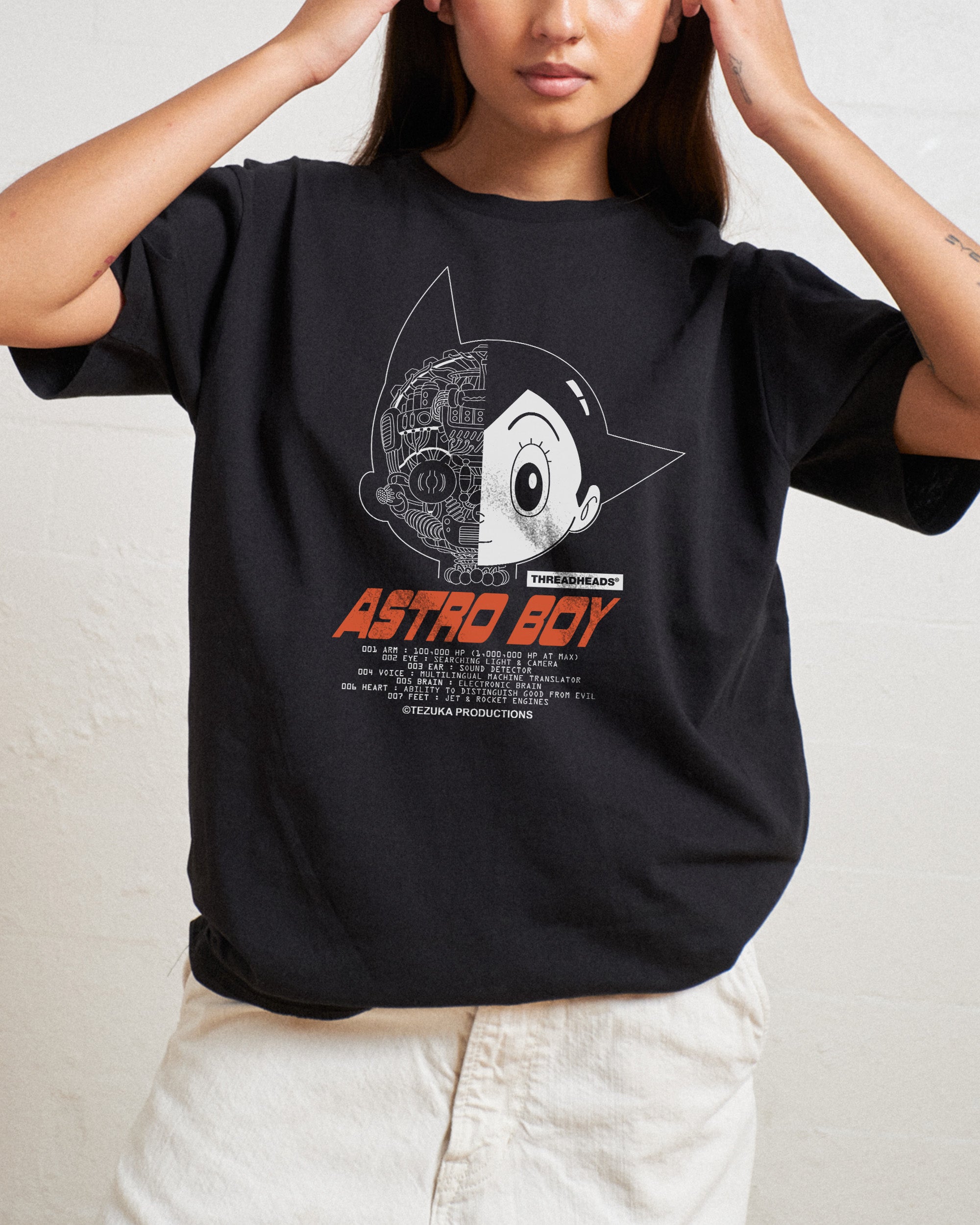 Astro Boy Head Data T-Shirt Australia Online