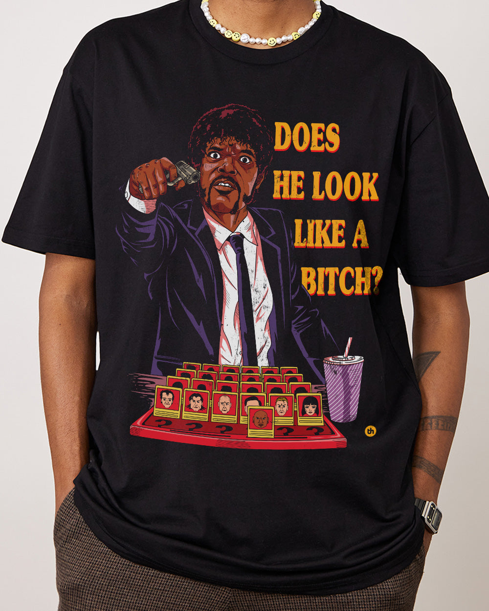 Does He Look Like a Bitch T-Shirt Australia Online