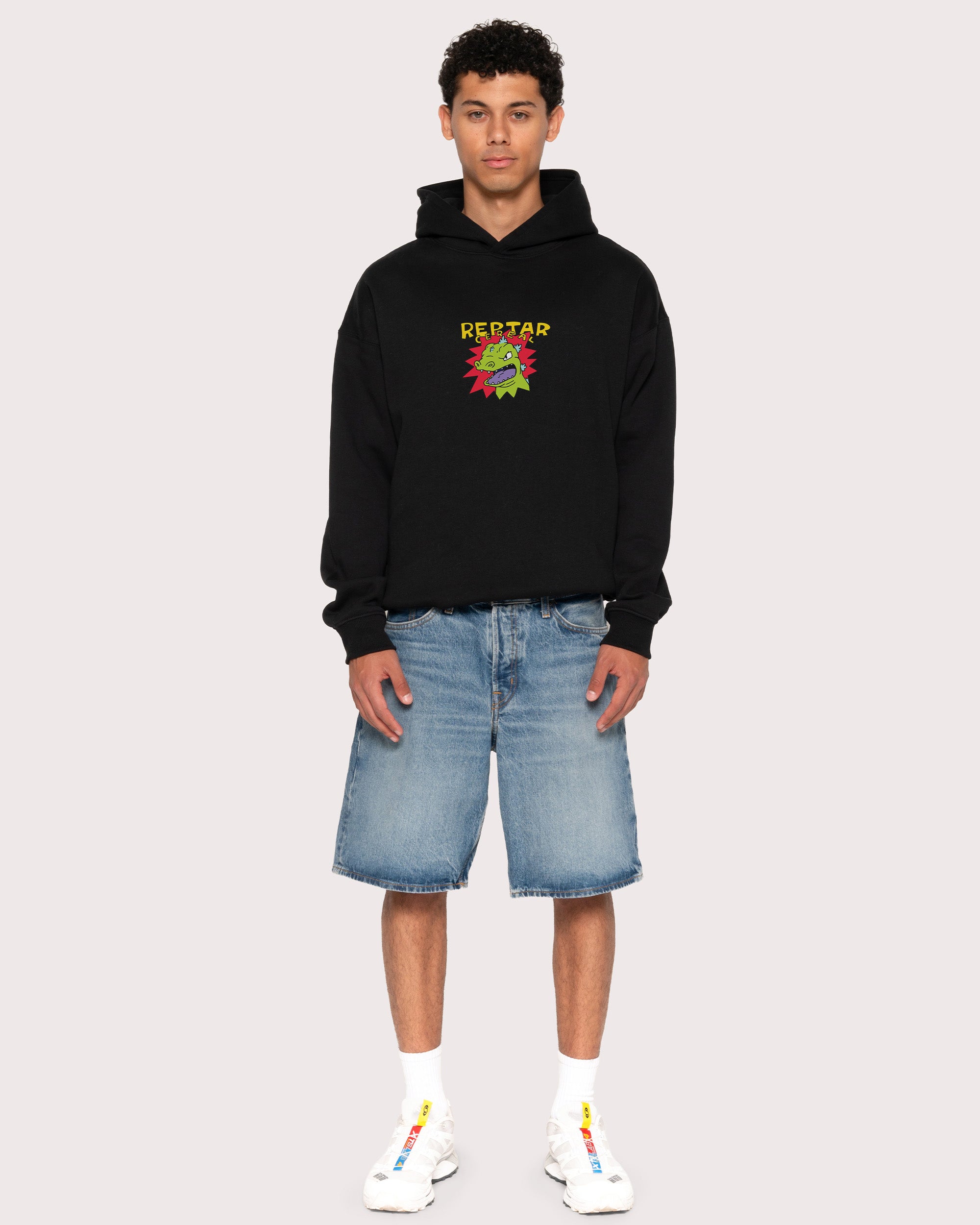 Reptar Cereal Black Hoodie
