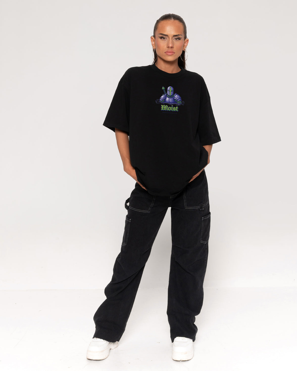 Moist Knight Oversized Tee