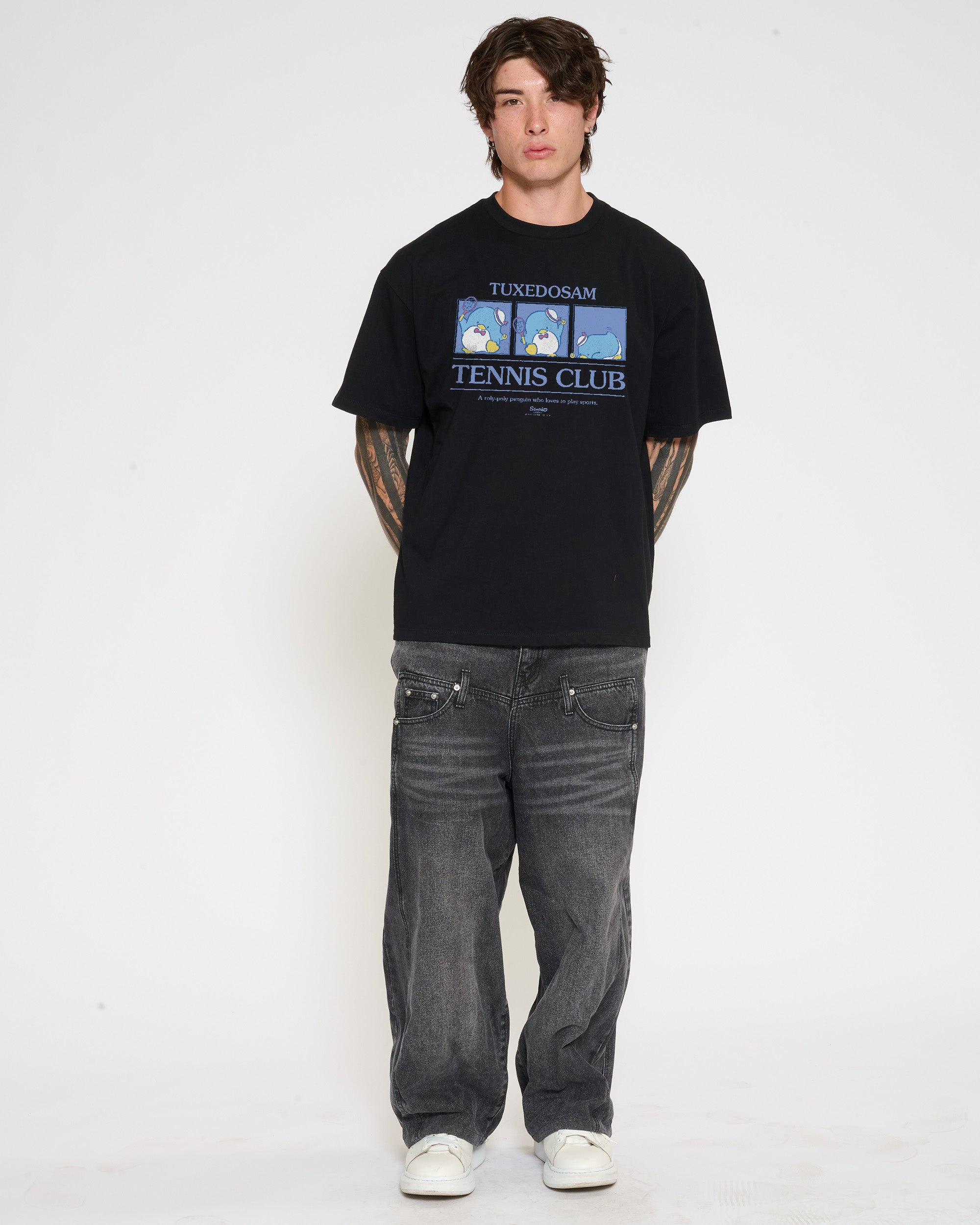 Tuxedo Sam Tennis Club Oversized Tee – view 2
