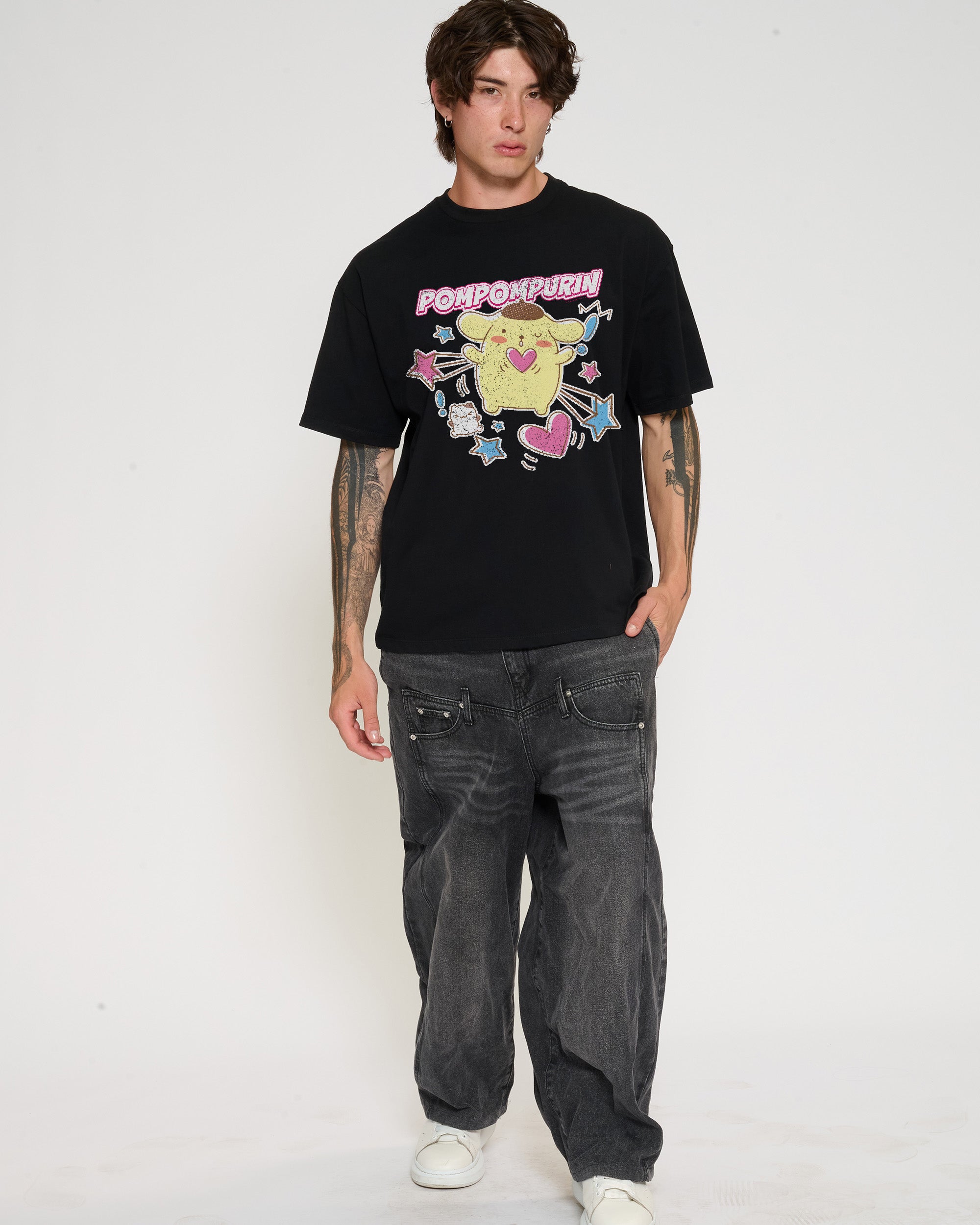 Pompompurin Hearts Oversized Tee – view 8