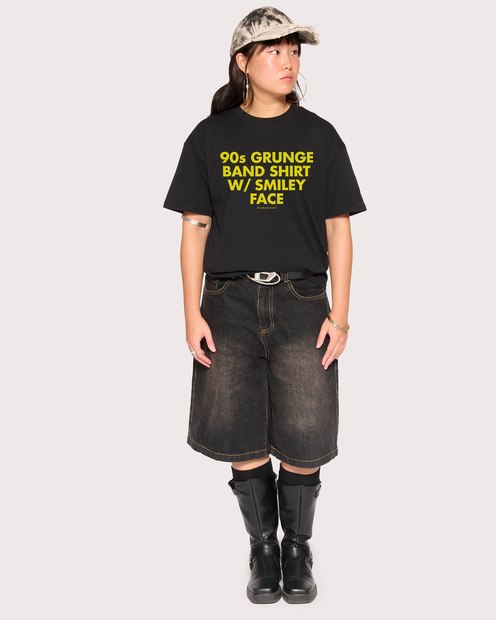 90s Grunge Black T-Shirt