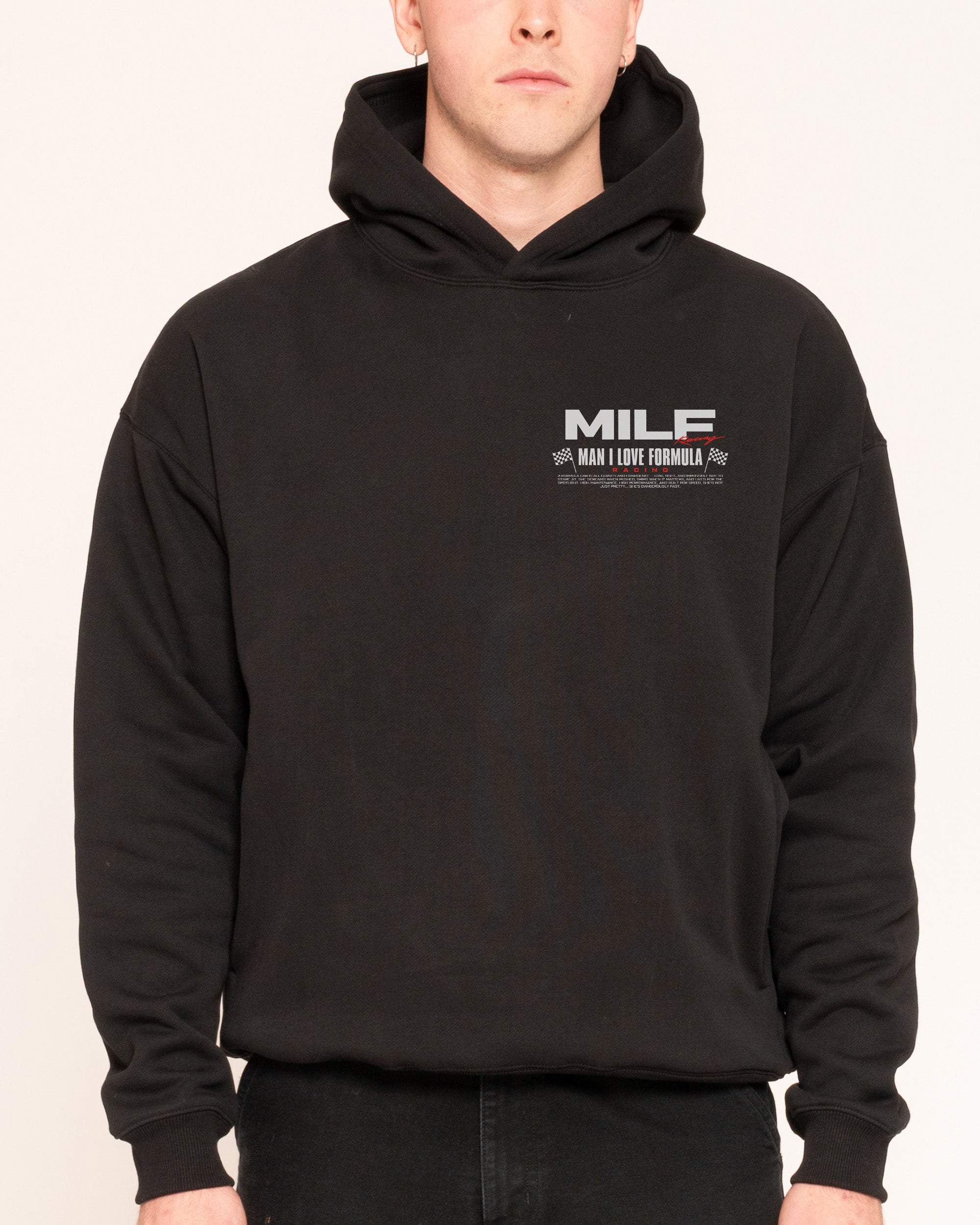 MILF Racing Black Hoodie