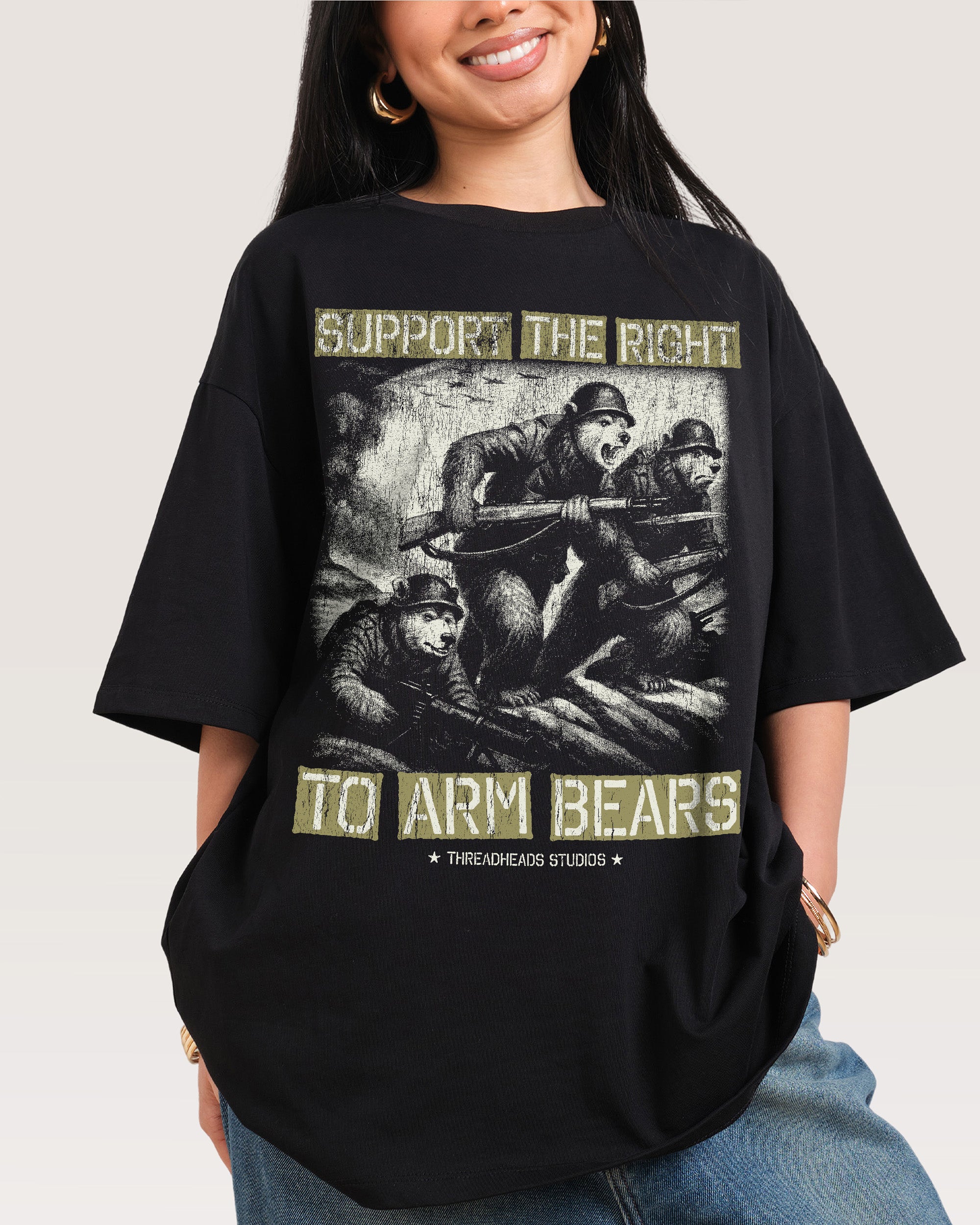 Arm Bears Oversized Tee Australia