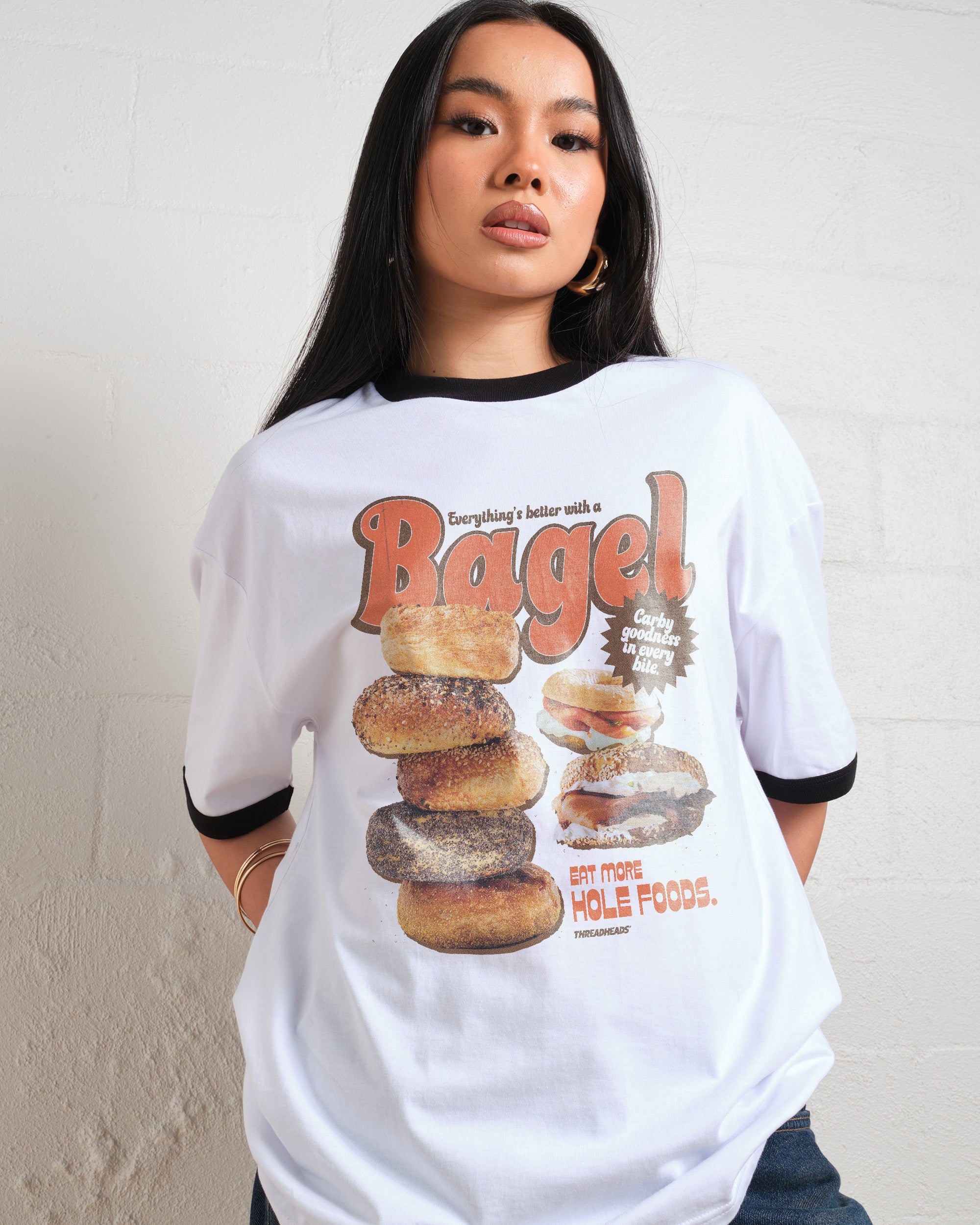 Everything's Better with a Bagel T-Shirt Australia Online