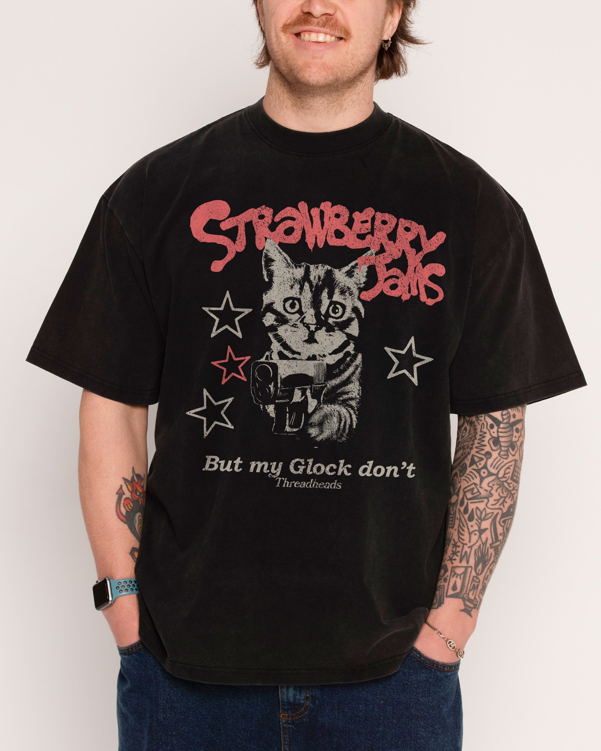 Strawberry Jams Wash Tee Australia