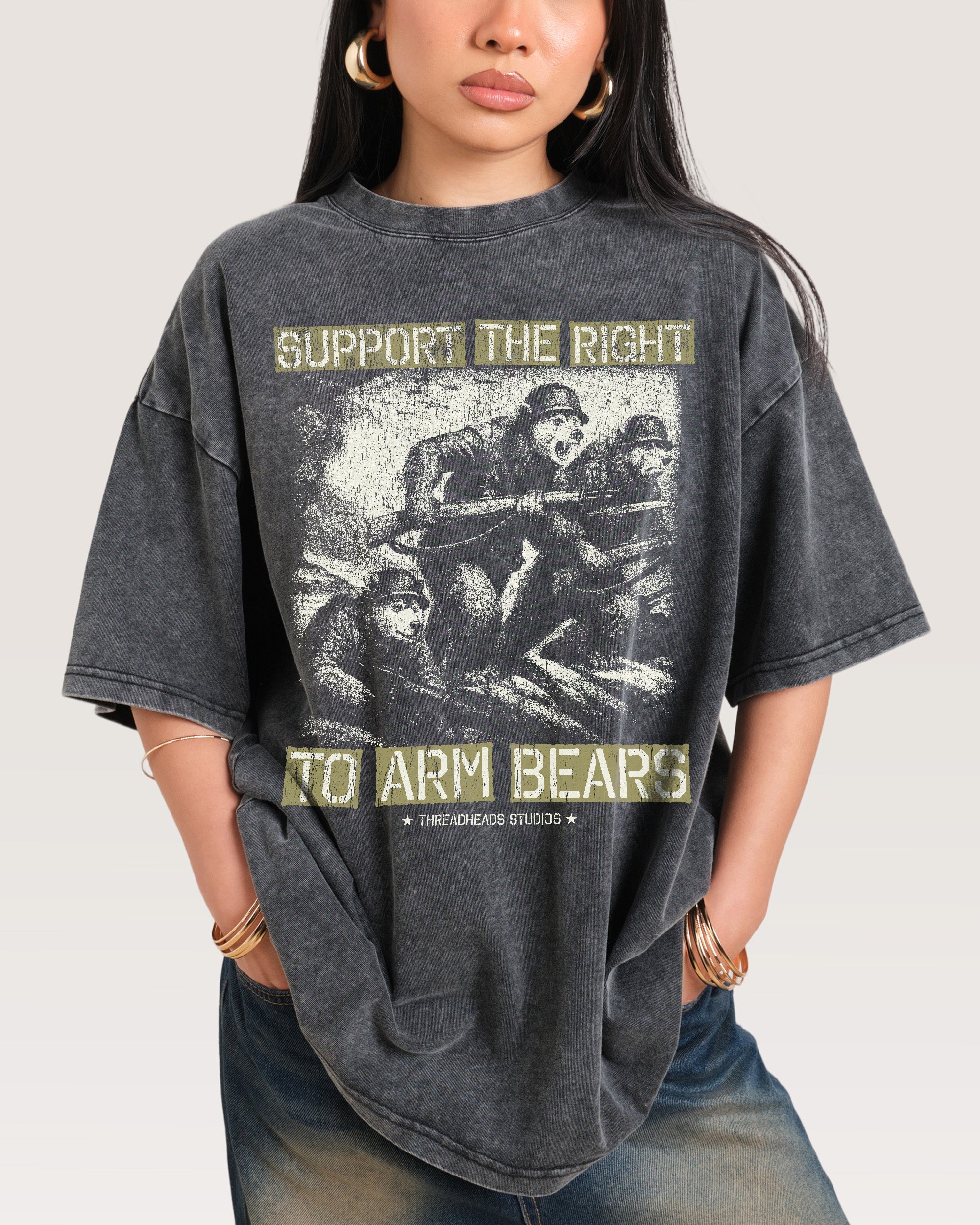 Arm Bears Wash Tee Australia