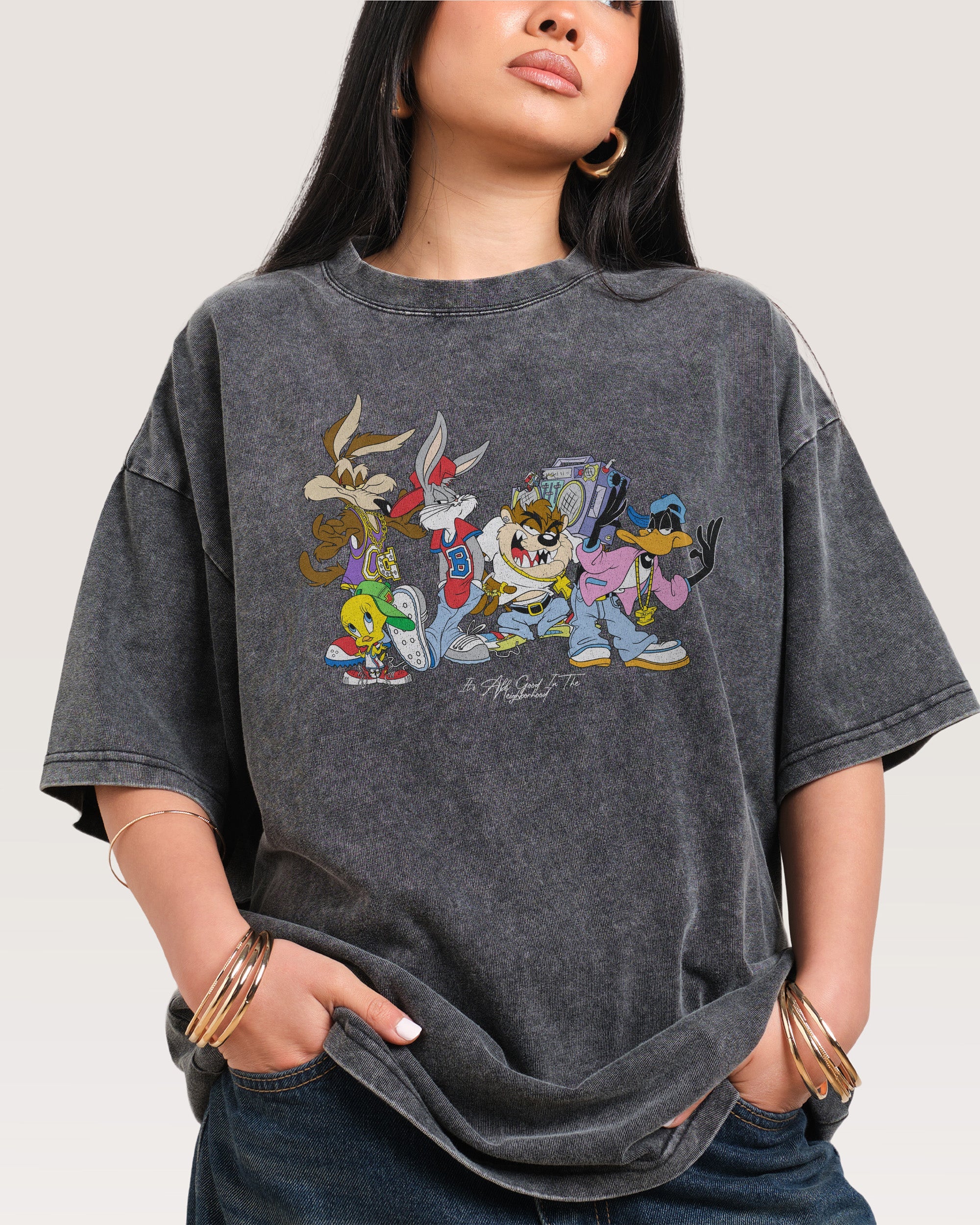 It’s All Good in the Neighborhood Wash Tee Australia