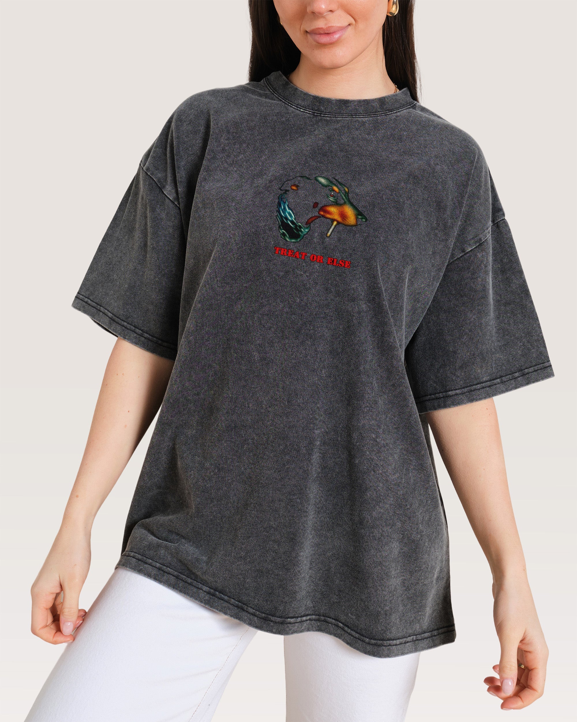 Treat or Else Wash Tee Australia