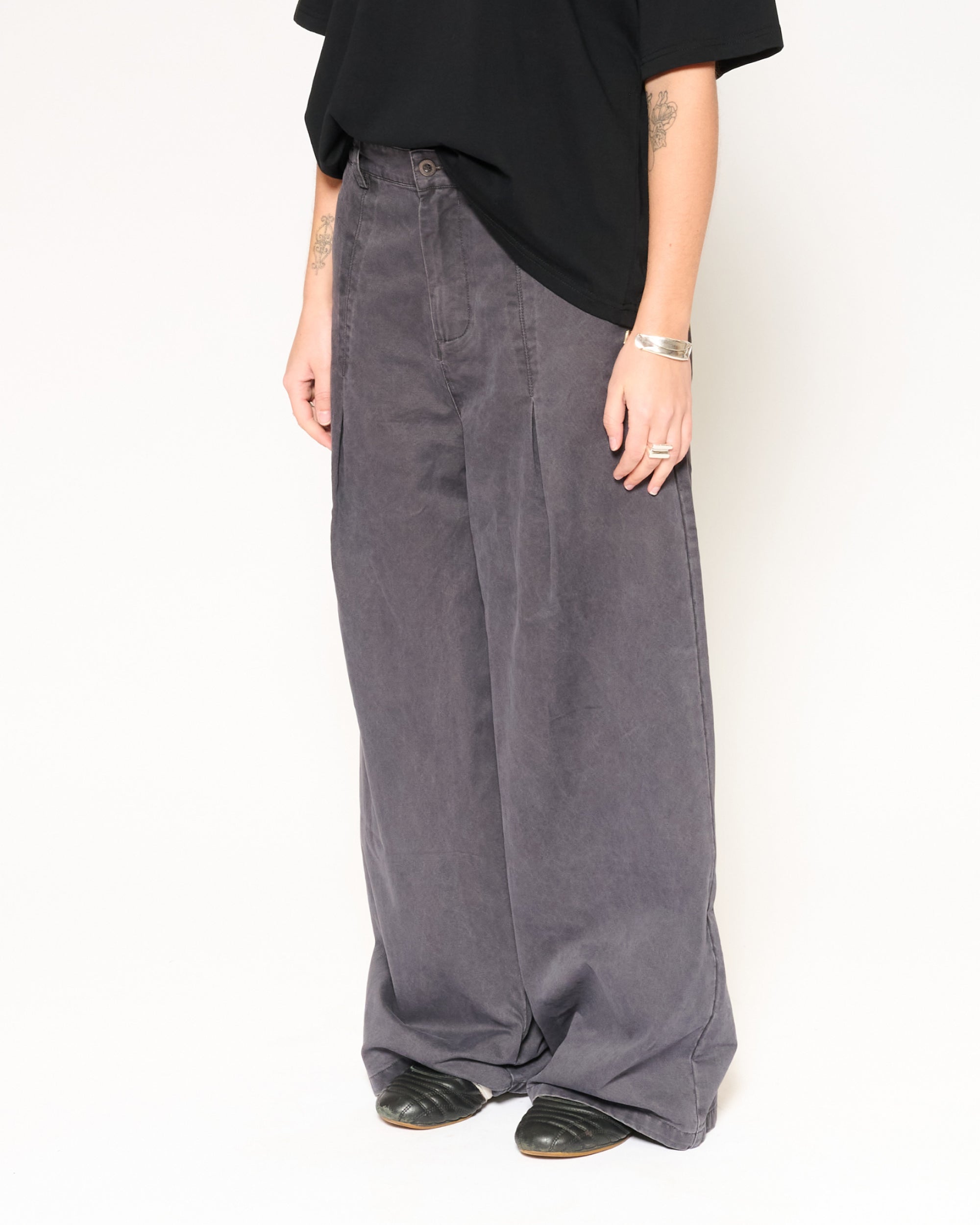 Playback Pleated Wide Leg Pant