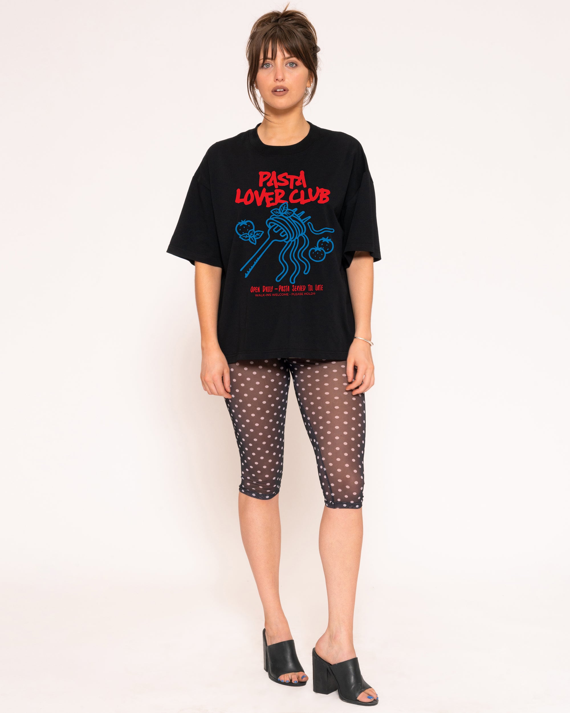 Pasta Lover Club Boxy Crop Tee