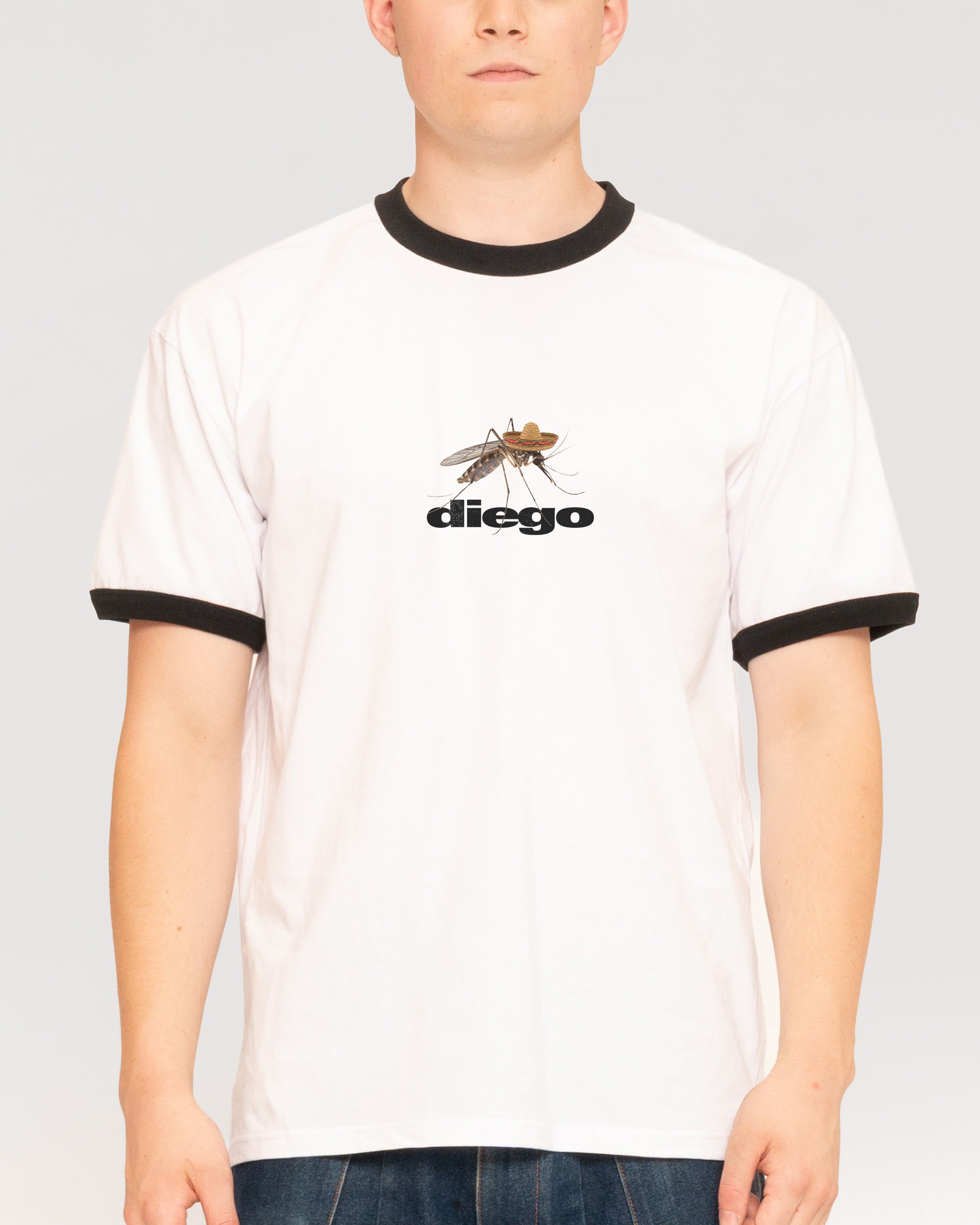 Diego Black Ringer T-Shirt