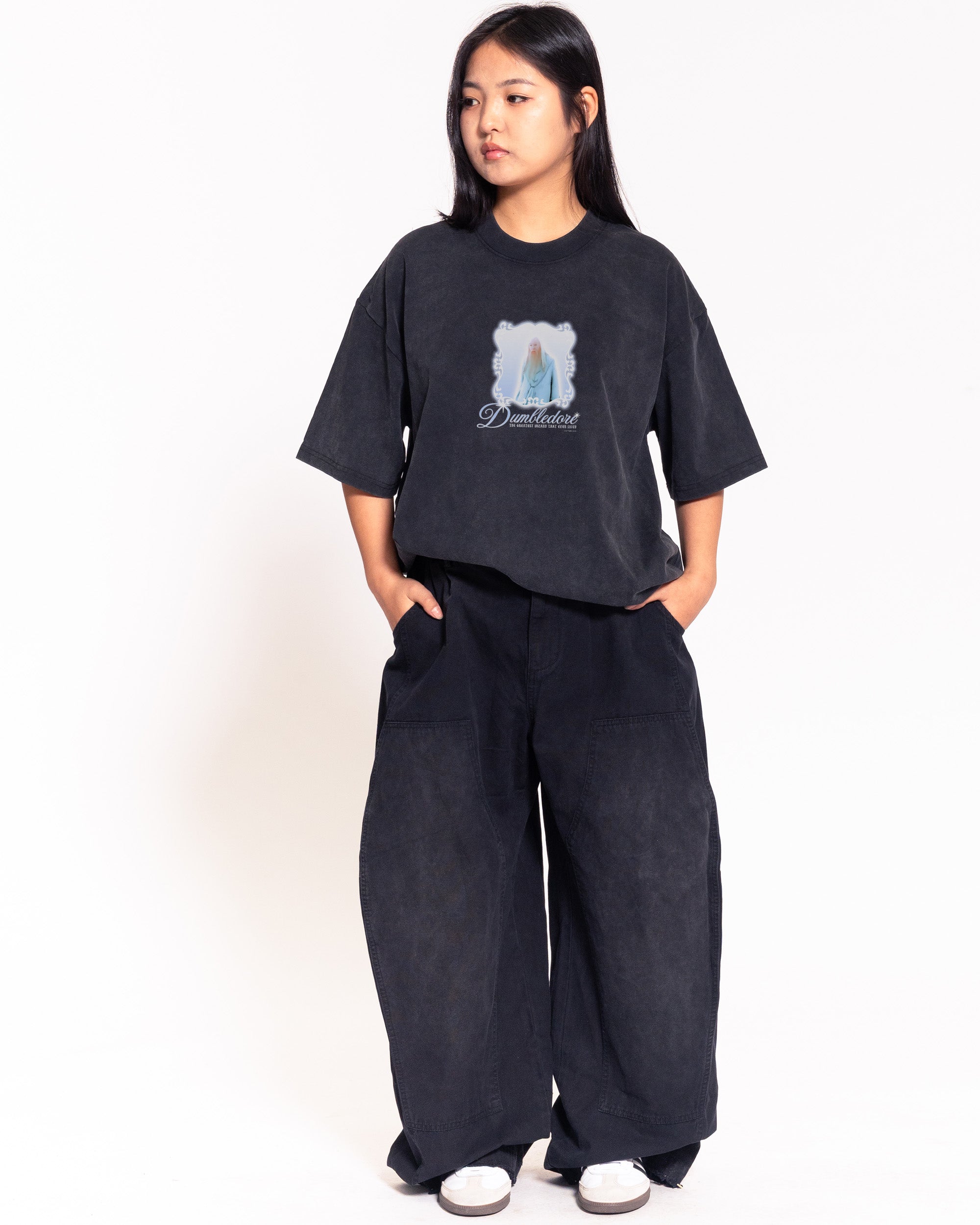 Dumbledore Black Oversized Tee